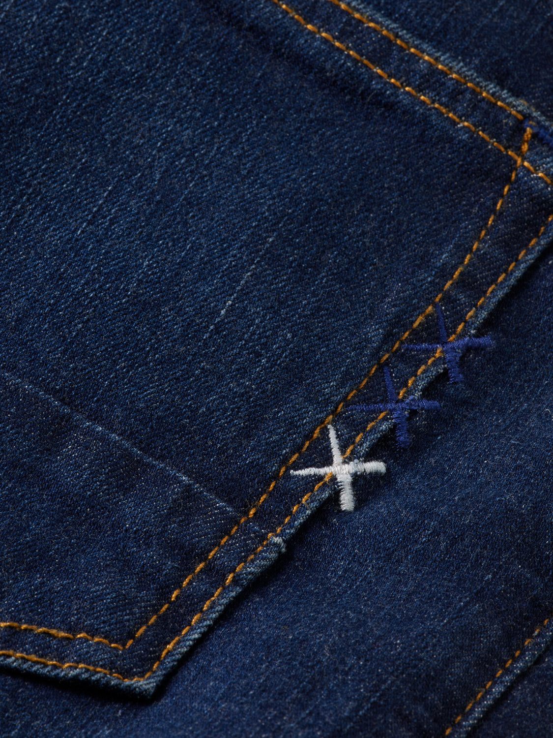 Slim-fit Ralston denim jeans by Scotch & Soda, shown in dark wash with classic five-pocket design and modern fit.