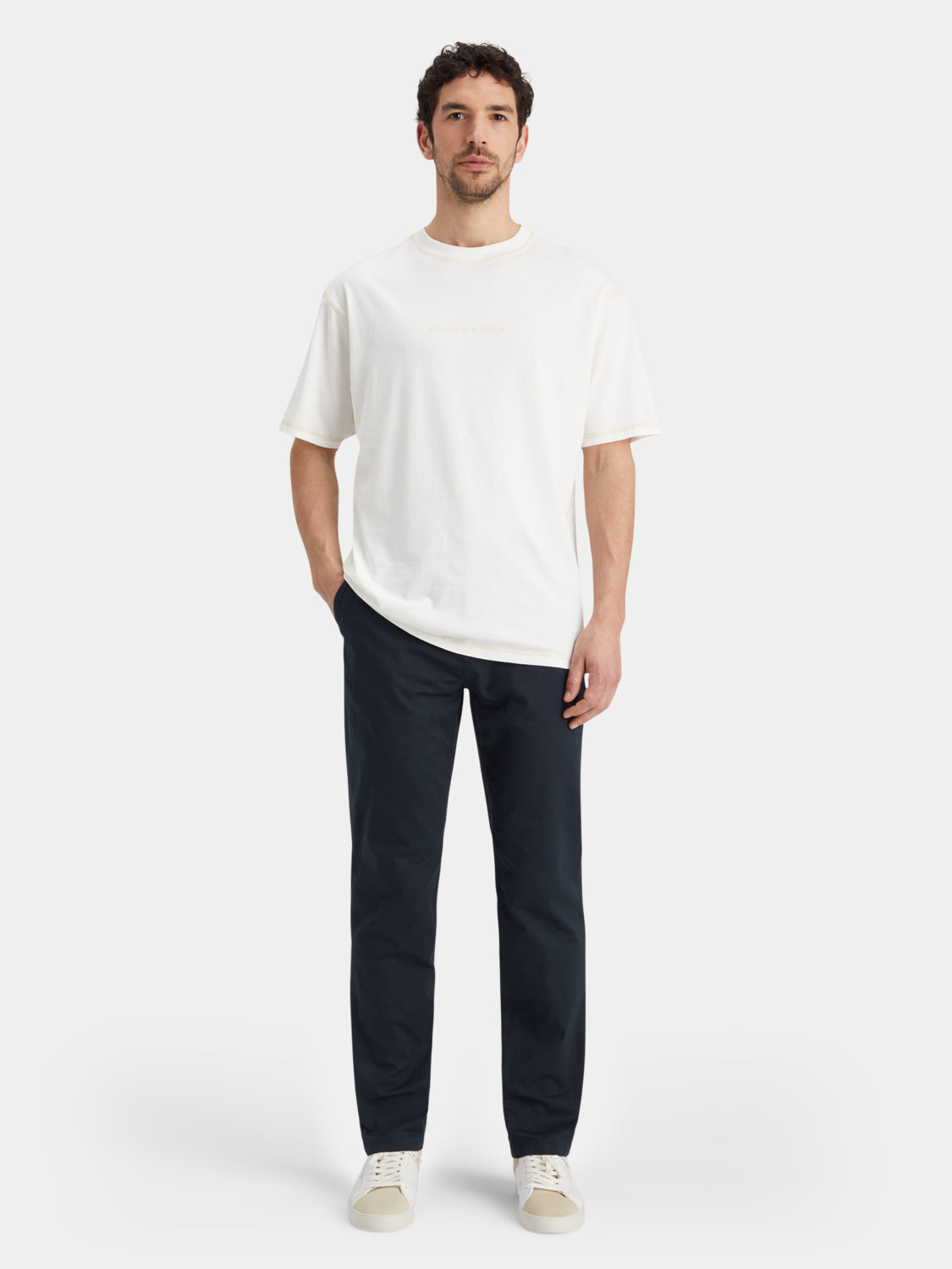 Stuart slim fit chinos - Scotch & Soda NZ