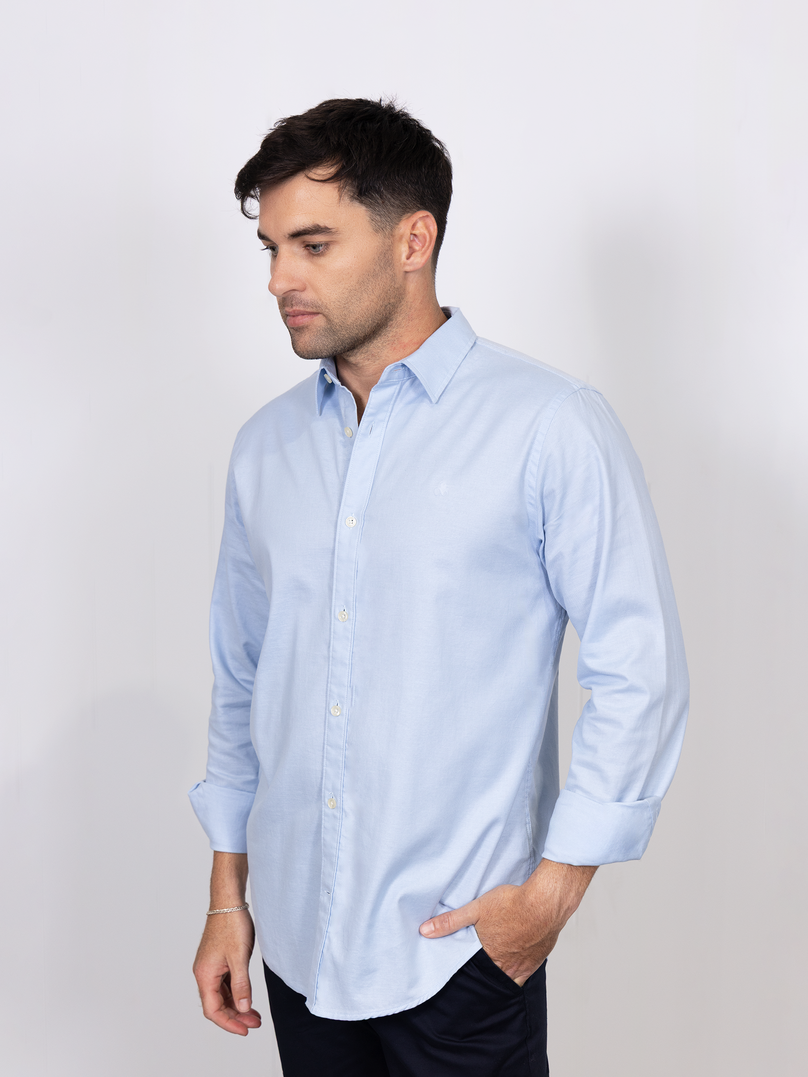 Long sleeve Oxford shirt by Scotch & Soda featuring a classic collar and button-front design.