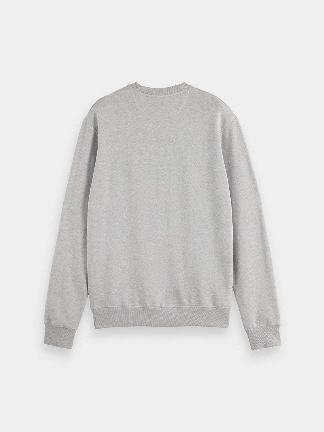 Black Scotch & Soda logo sweatshirt featuring a front logo design, casual style, and comfortable fabric.