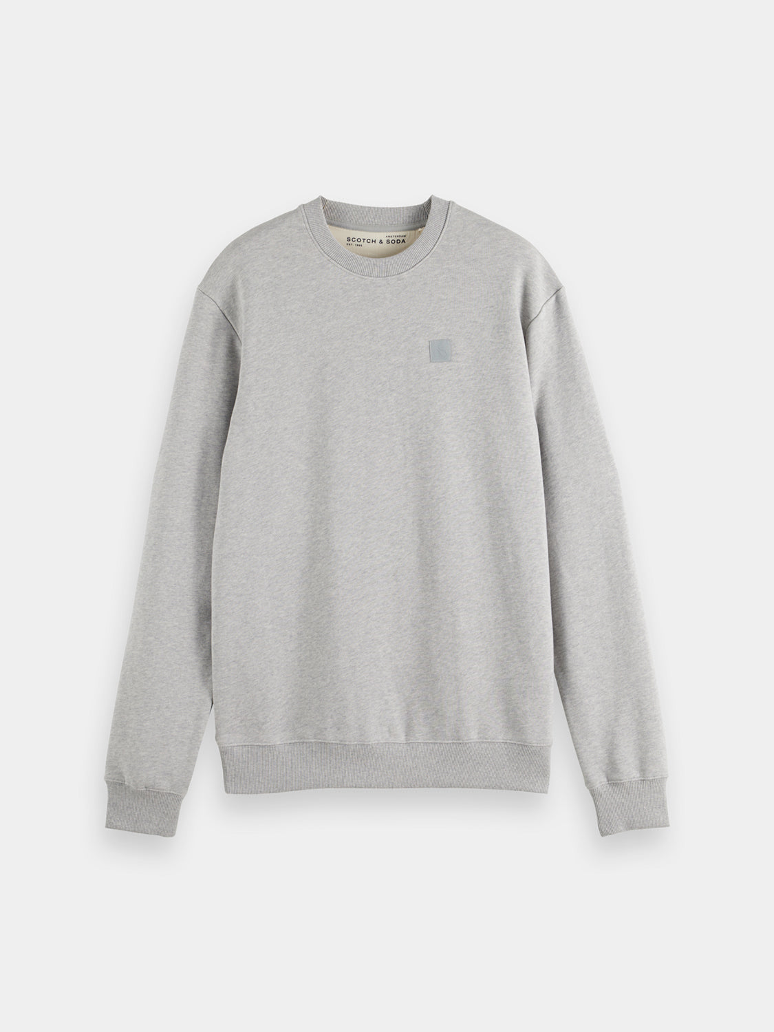 Scotch & Soda logo sweatshirt featuring a front design, casual fit, and soft fabric in a stylish, modern style.