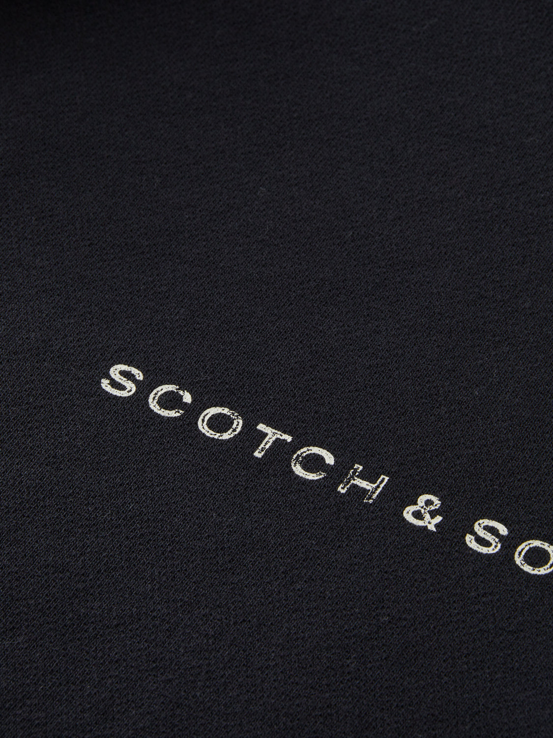 SCOTCH & SODA logo sweatshirt featuring a casual design with a printed logo on the front, made of comfortable sweatshirt fabric.