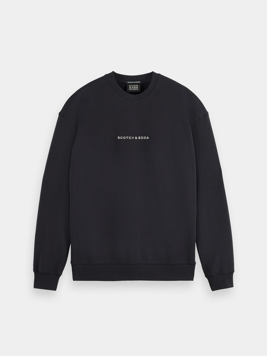 Scotch & Soda logo sweatshirt with a casual fit, featuring a bold front logo design and soft fabric in a classic style.