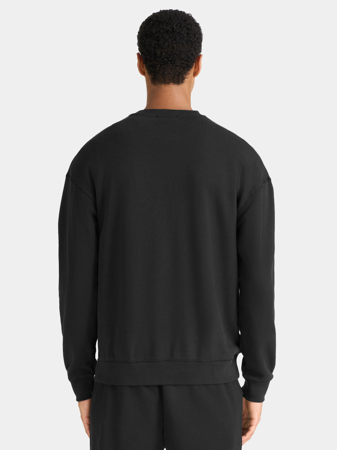 Black Scotch & SODA logo sweatshirt with a classic crewneck and comfortable fit, featuring a bold logo on the front.