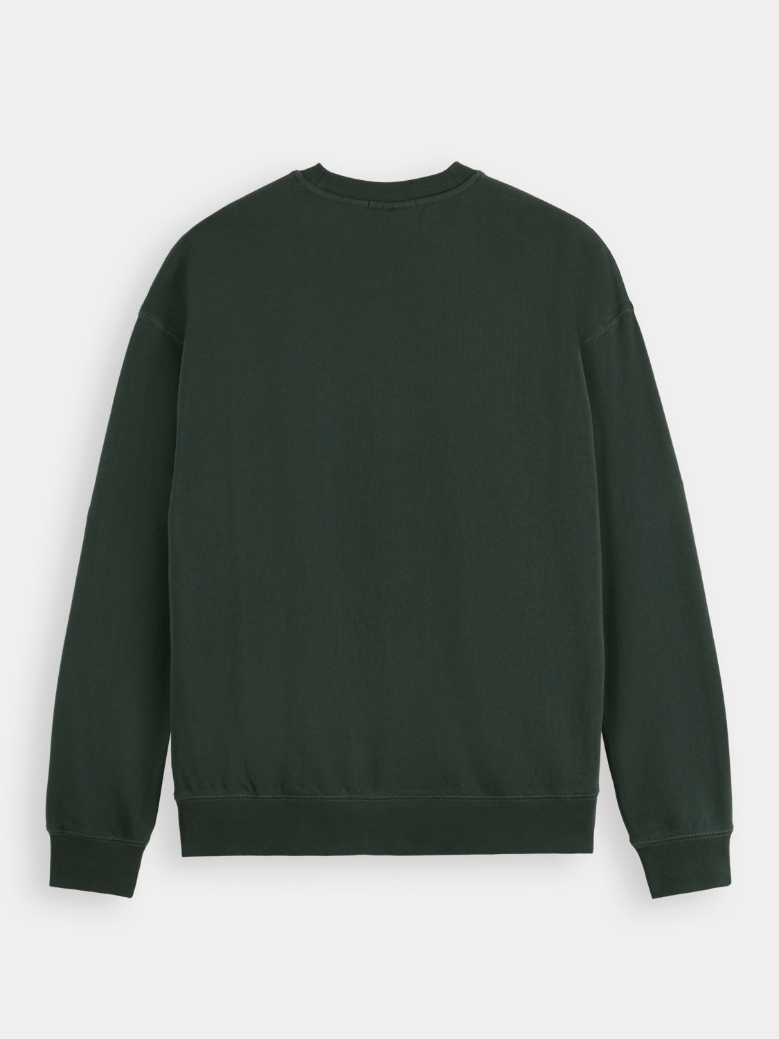 Black Scotch & SODA logo sweatshirt, casual sweatshirt with front logo design, soft fabric, and relaxed fit.