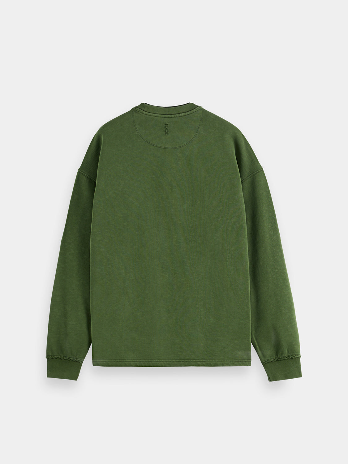 Black Scotch & SODA 3 Crosses sweatshirt featuring a front graphic and comfortable sweatshirt fabric.