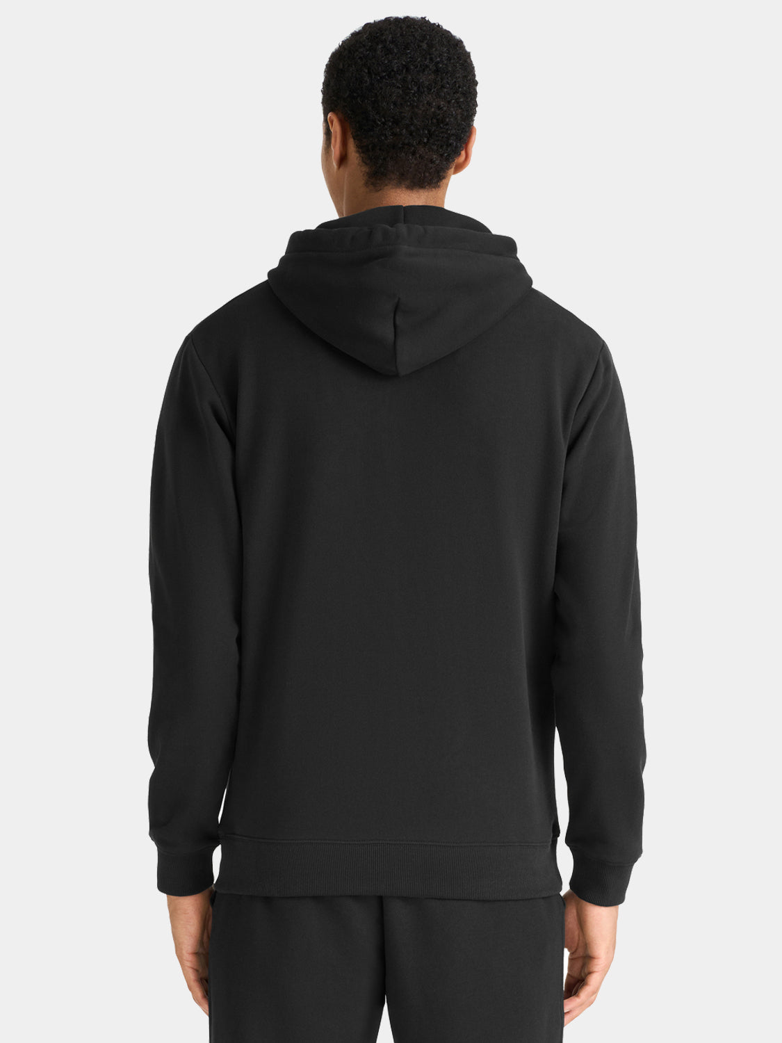 Black Scotch & Soda logo hoodie made of comfortable sweat fabric, featuring a front chest logo and a relaxed fit.