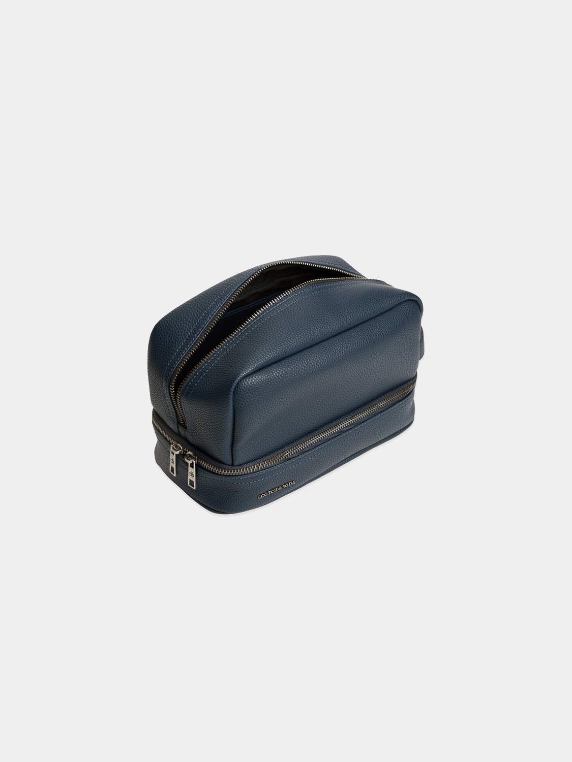 SCOTCH & SODA travel pouch bag in durable fabric with zipper closure and compact design for organizing essentials.