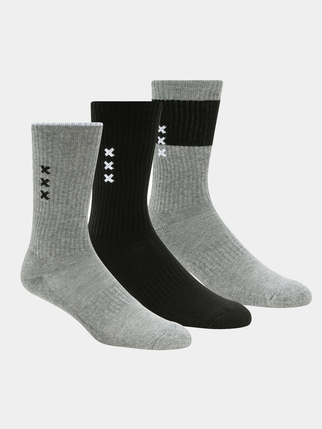 3-pack crew socks - Scotch & Soda NZ