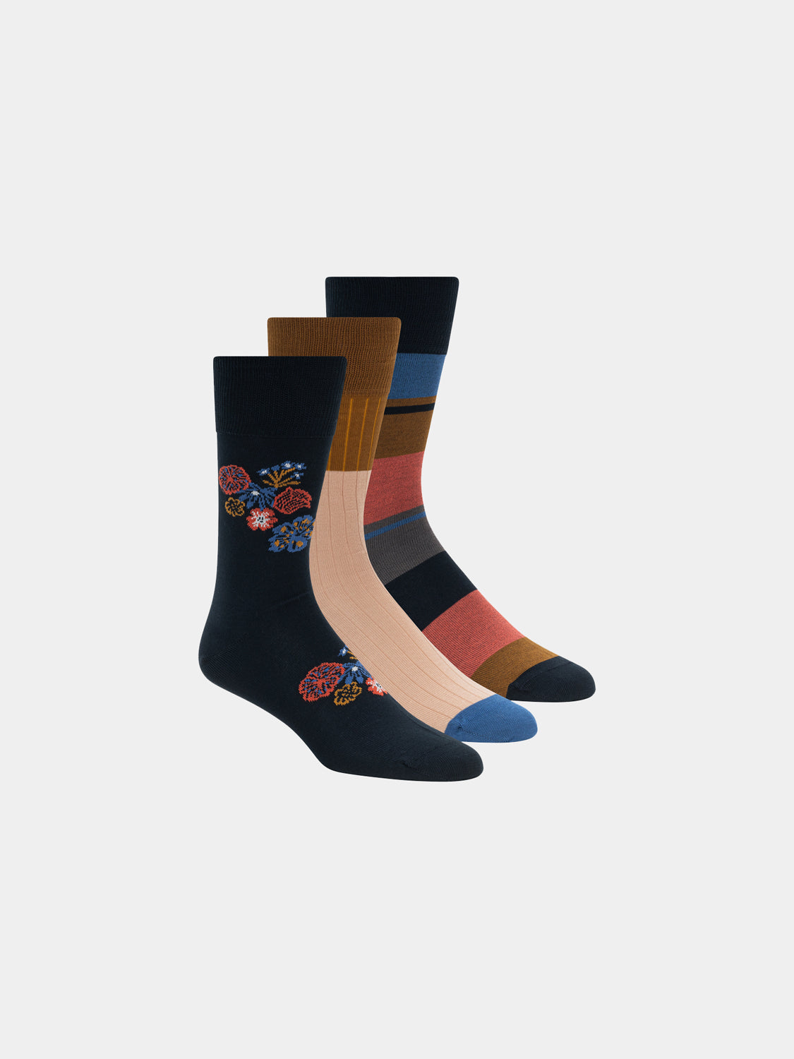 3-pack pattern crew socks - Scotch & Soda NZ
