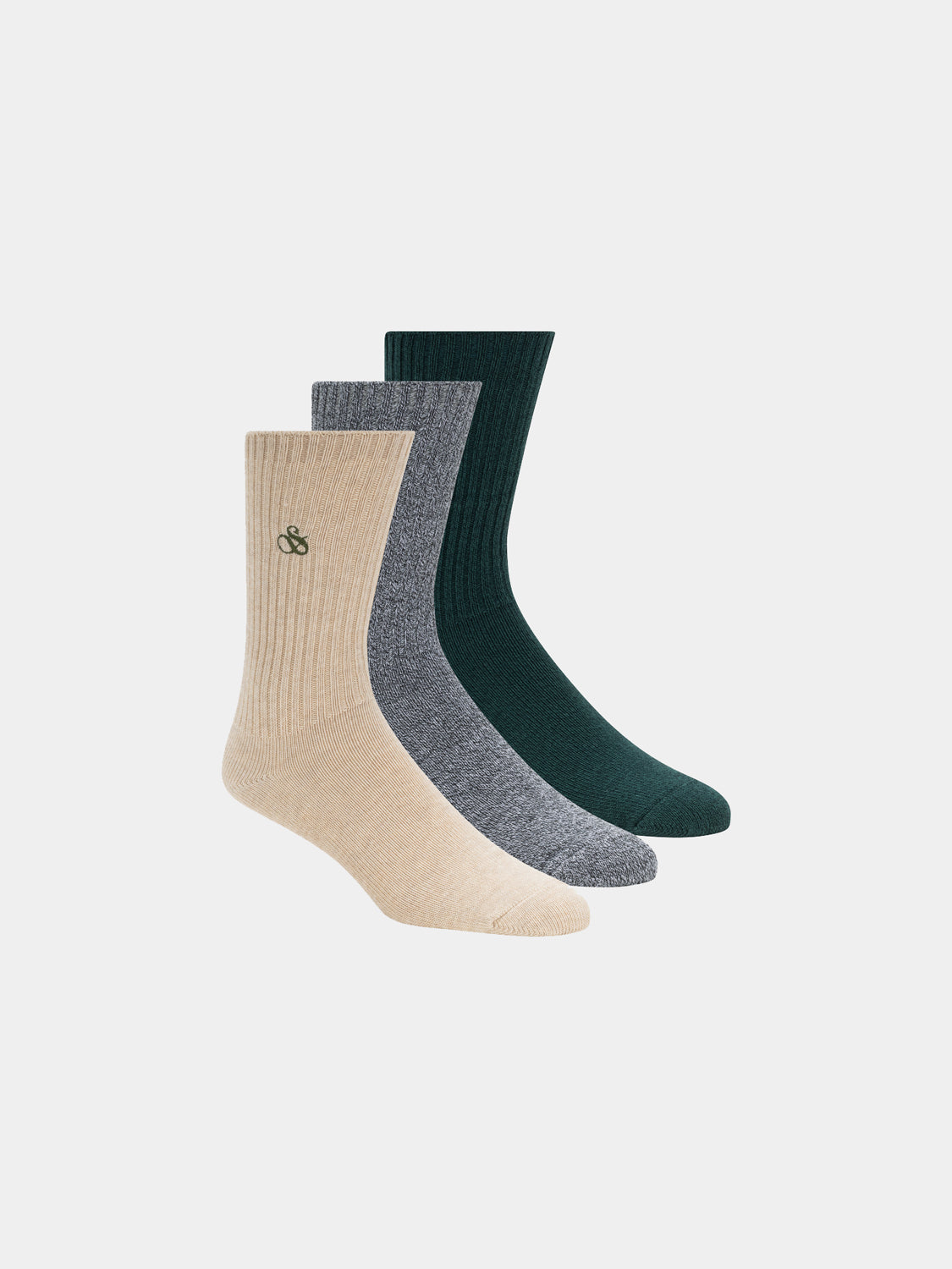 3-pack crew socks - Scotch & Soda NZ