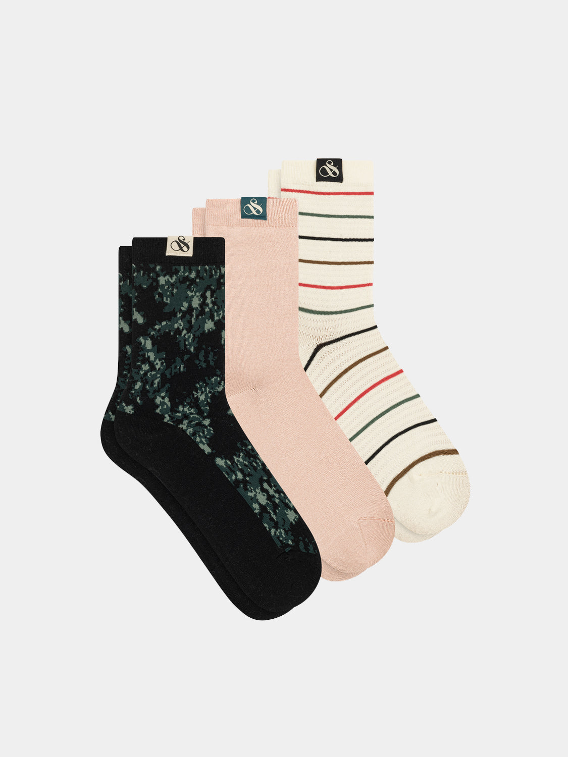 3-pack crew socks