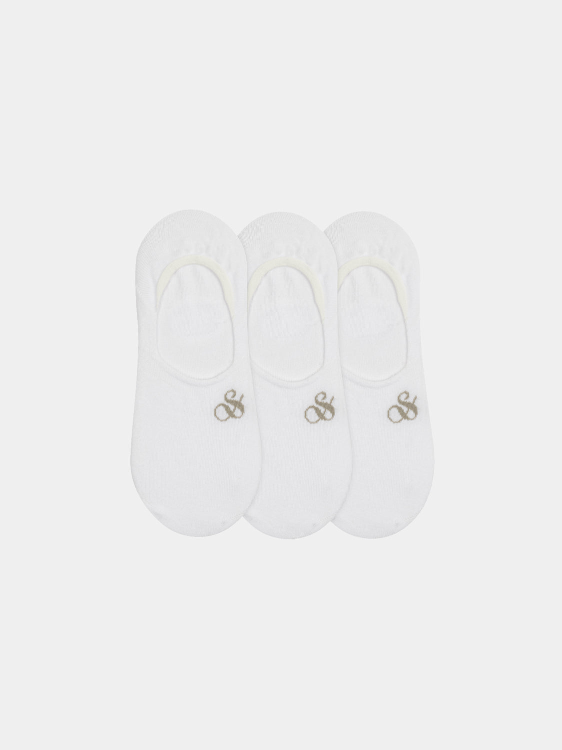 Three-pack no show socks from Scotch & Soda, featuring lightweight, low-cut design perfect for casual and athletic wear.