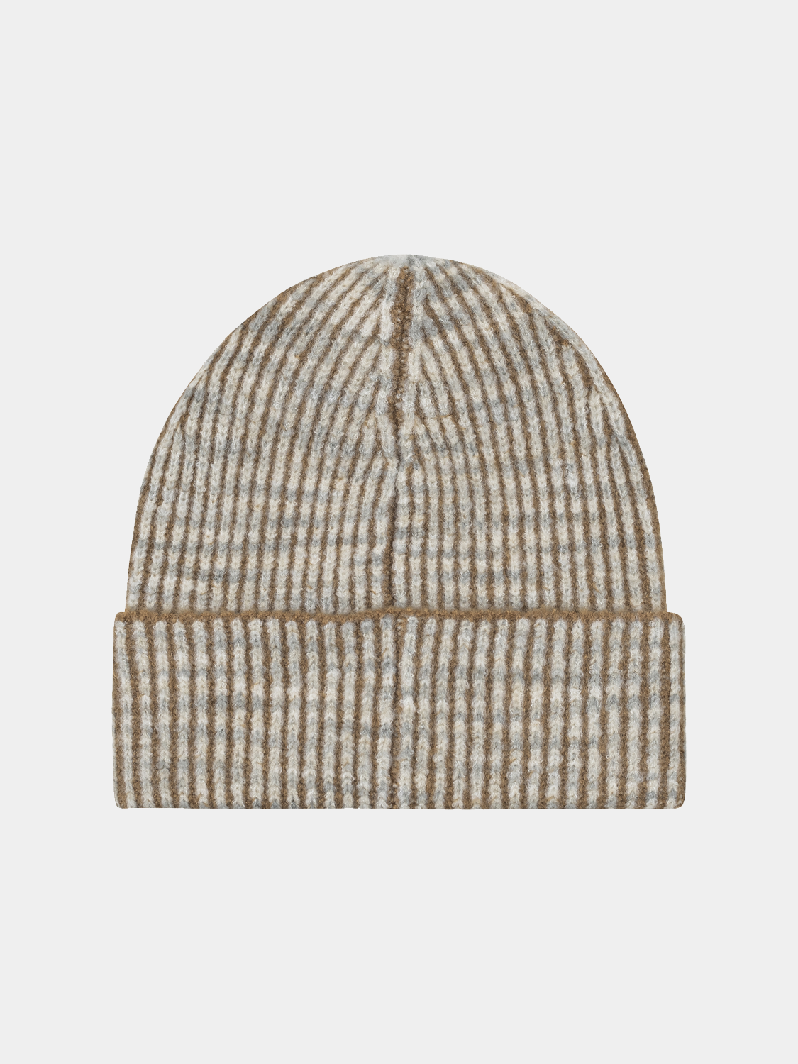 Black ribbed cuffed beanie hat by Scotch & Soda, showcasing a cozy knit design and snug fit for cold weather.