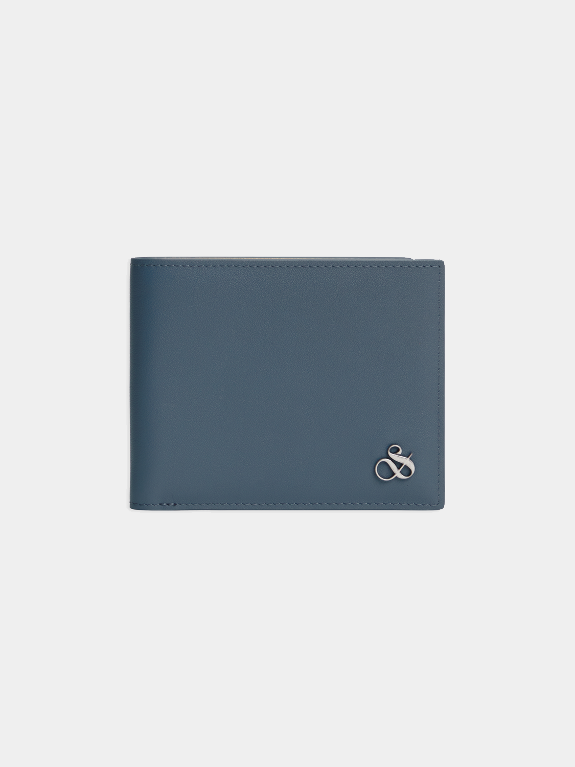 Leather wallet from Scotch & Soda, featuring a sleek design with multiple card slots and a smooth finish.