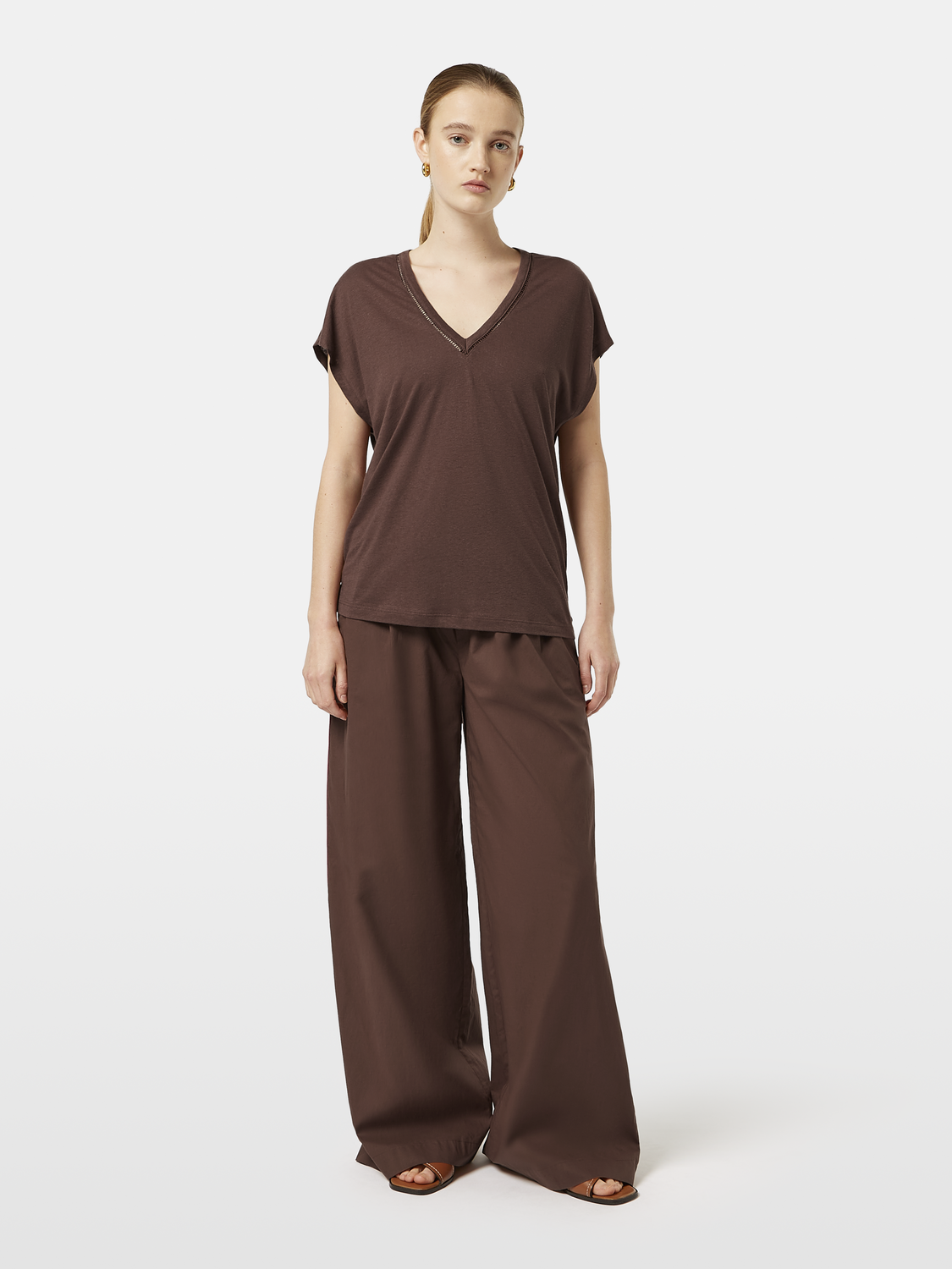 V-neck t-shirt - Scotch & Soda NZ