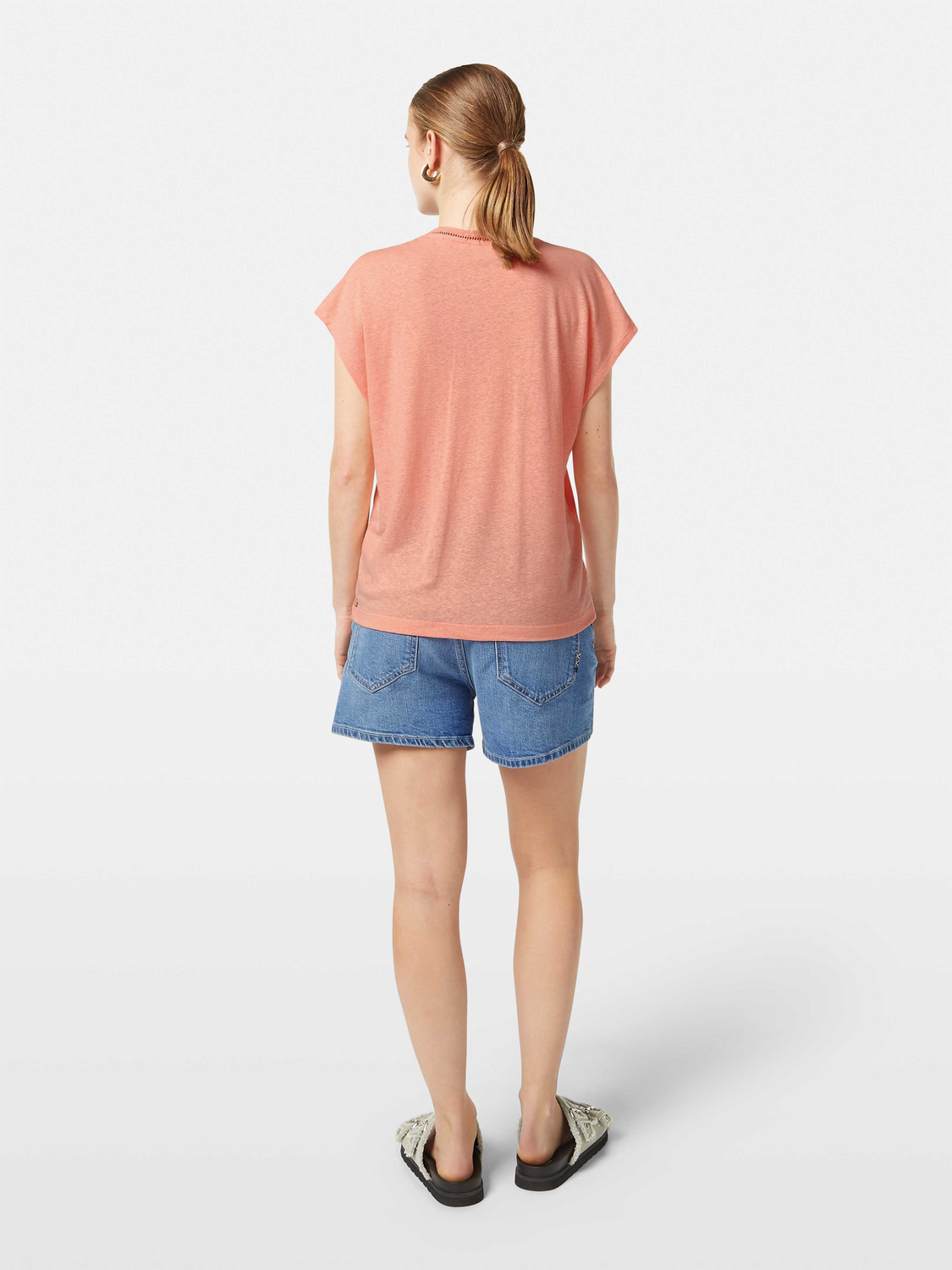 V-neck t-shirt - Scotch & Soda NZ