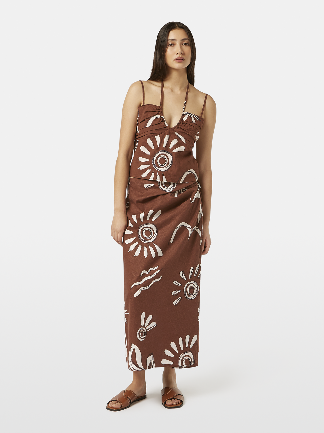 Gathered halter top - Scotch & Soda NZ