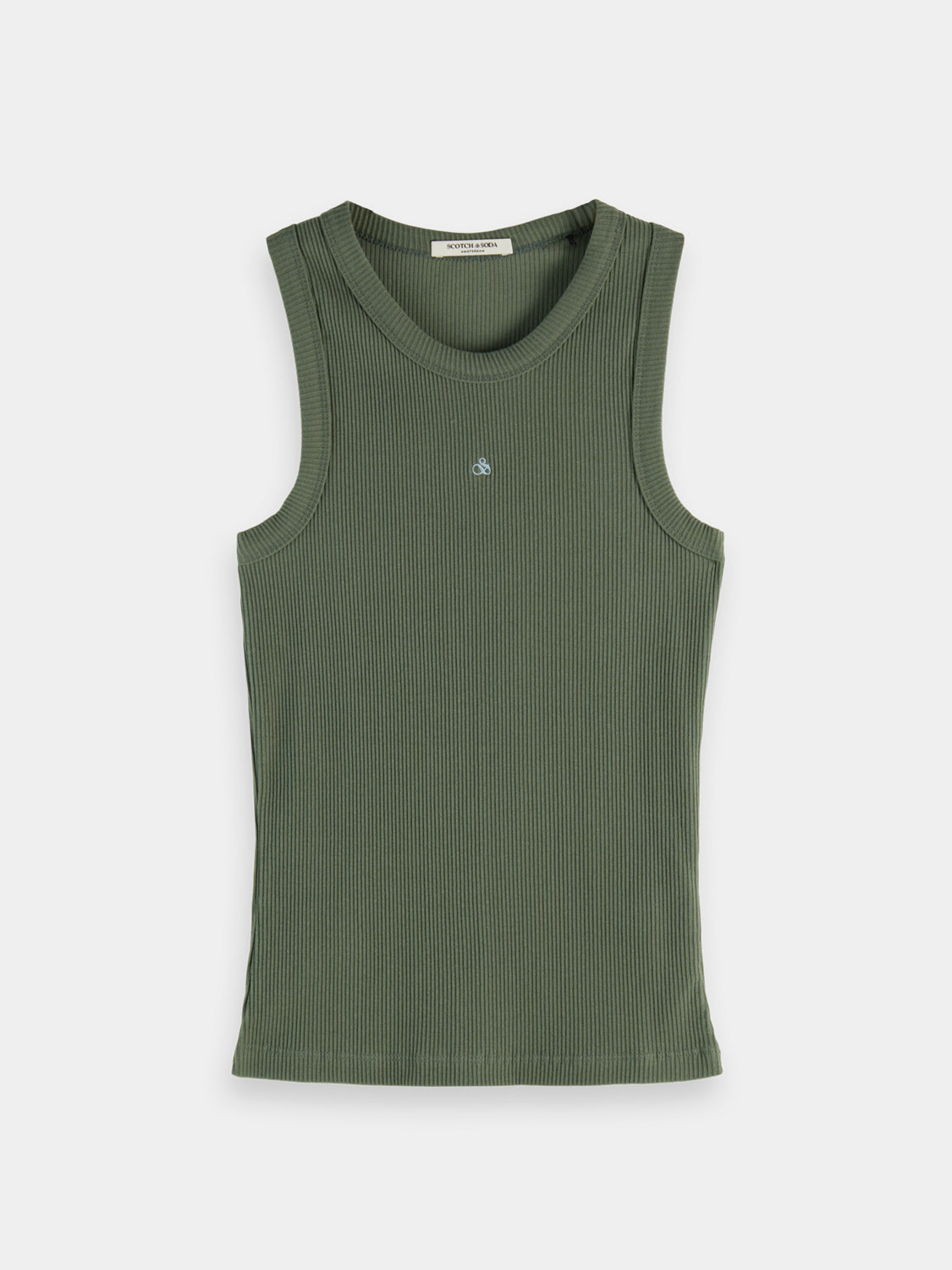 Ribbed racer tank - Scotch & Soda NZ