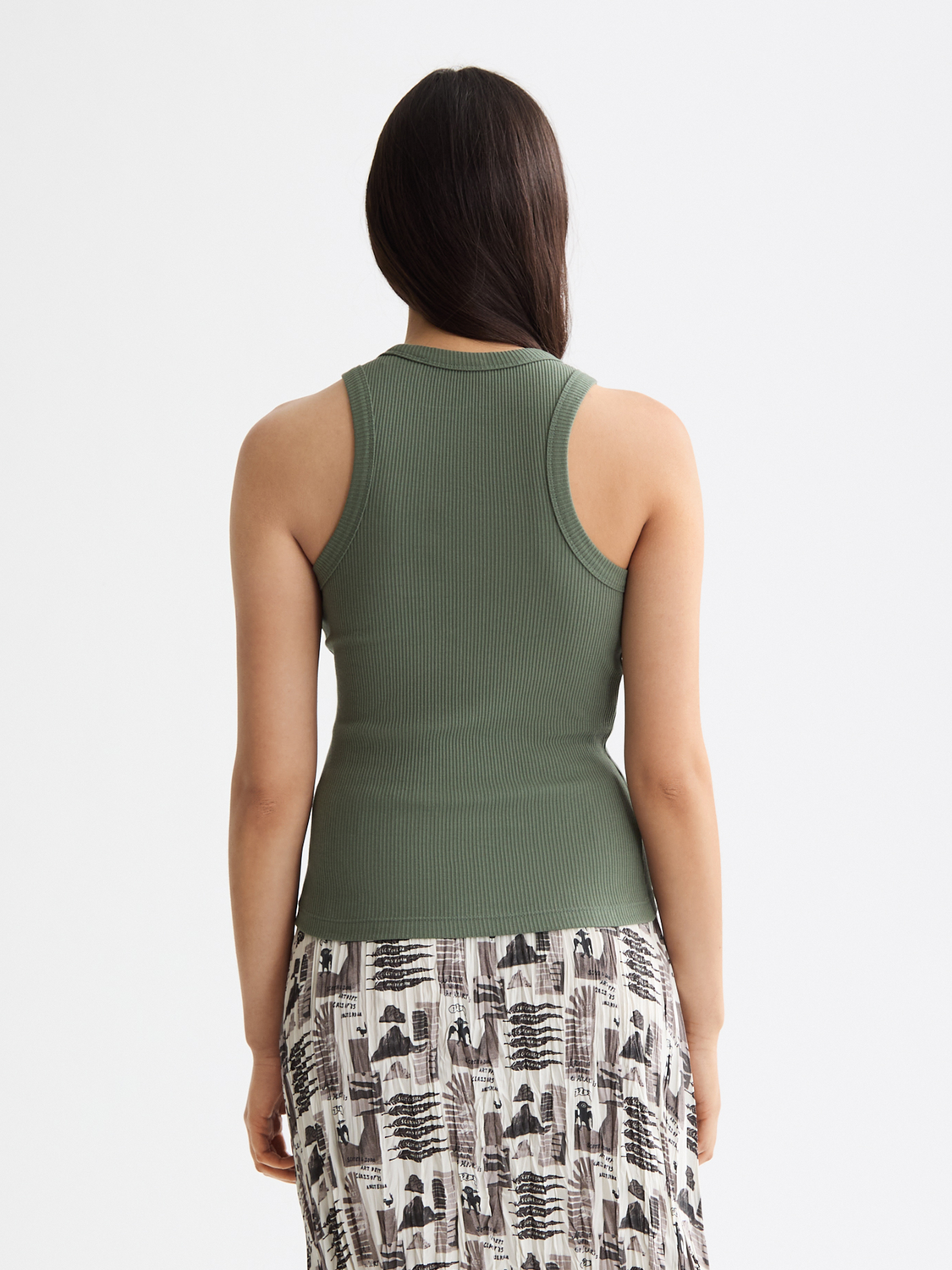 Ribbed racer tank - Scotch & Soda NZ