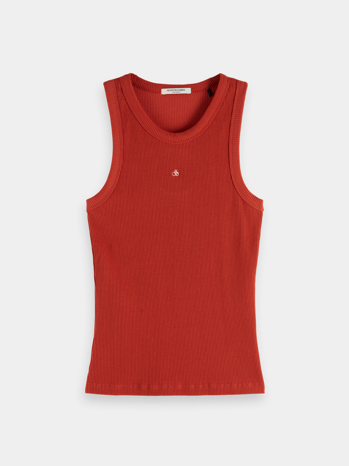 Ribbed racer tank - Scotch & Soda NZ