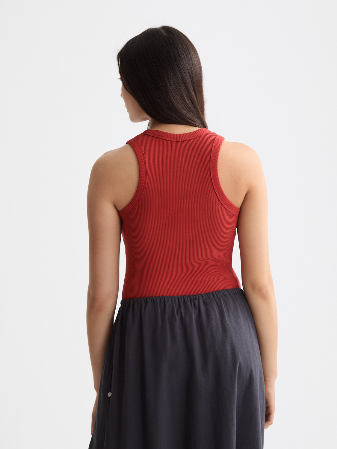 Ribbed racer tank - Scotch & Soda NZ
