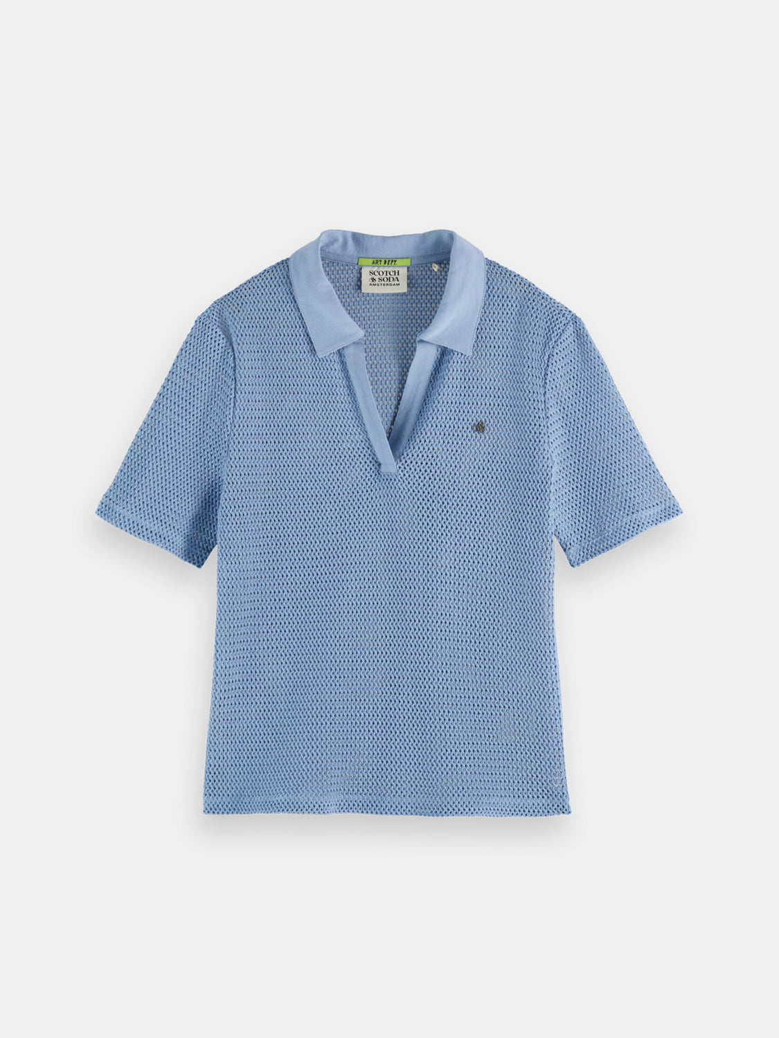 Crochet polo - Scotch & Soda NZ