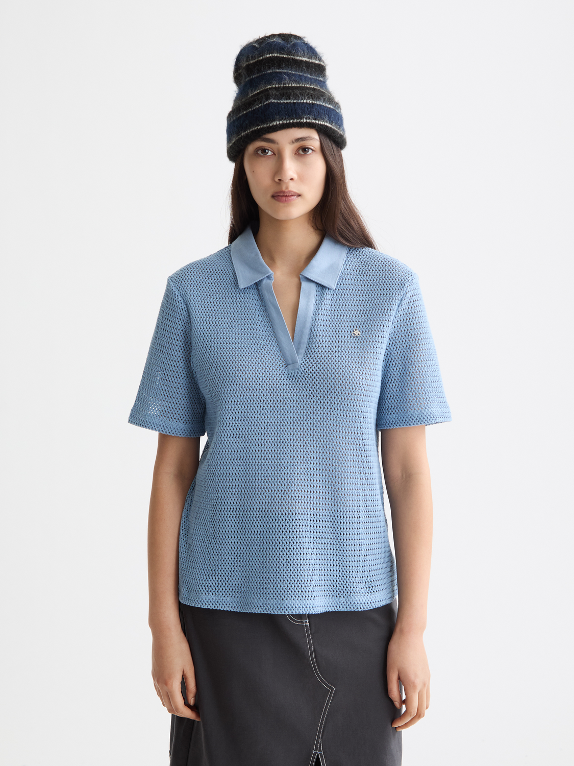 Crochet polo - Scotch & Soda NZ