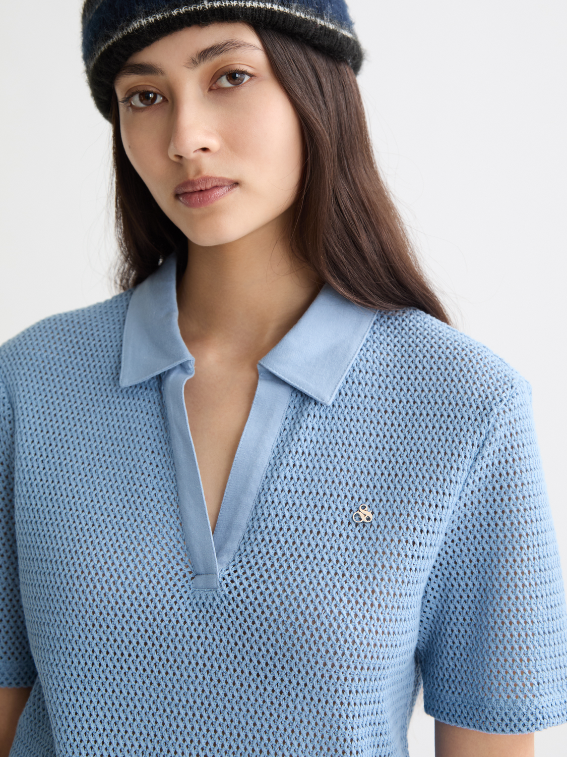 Crochet polo - Scotch & Soda NZ