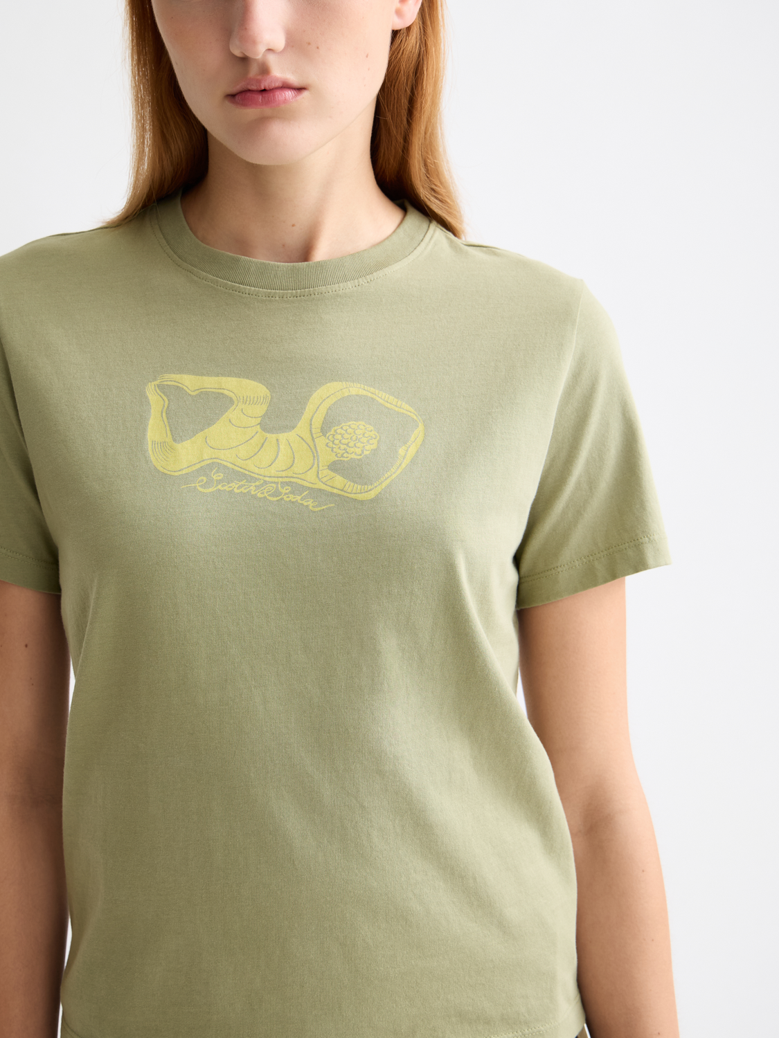 Chest artwork t-shirt - Scotch & Soda NZ