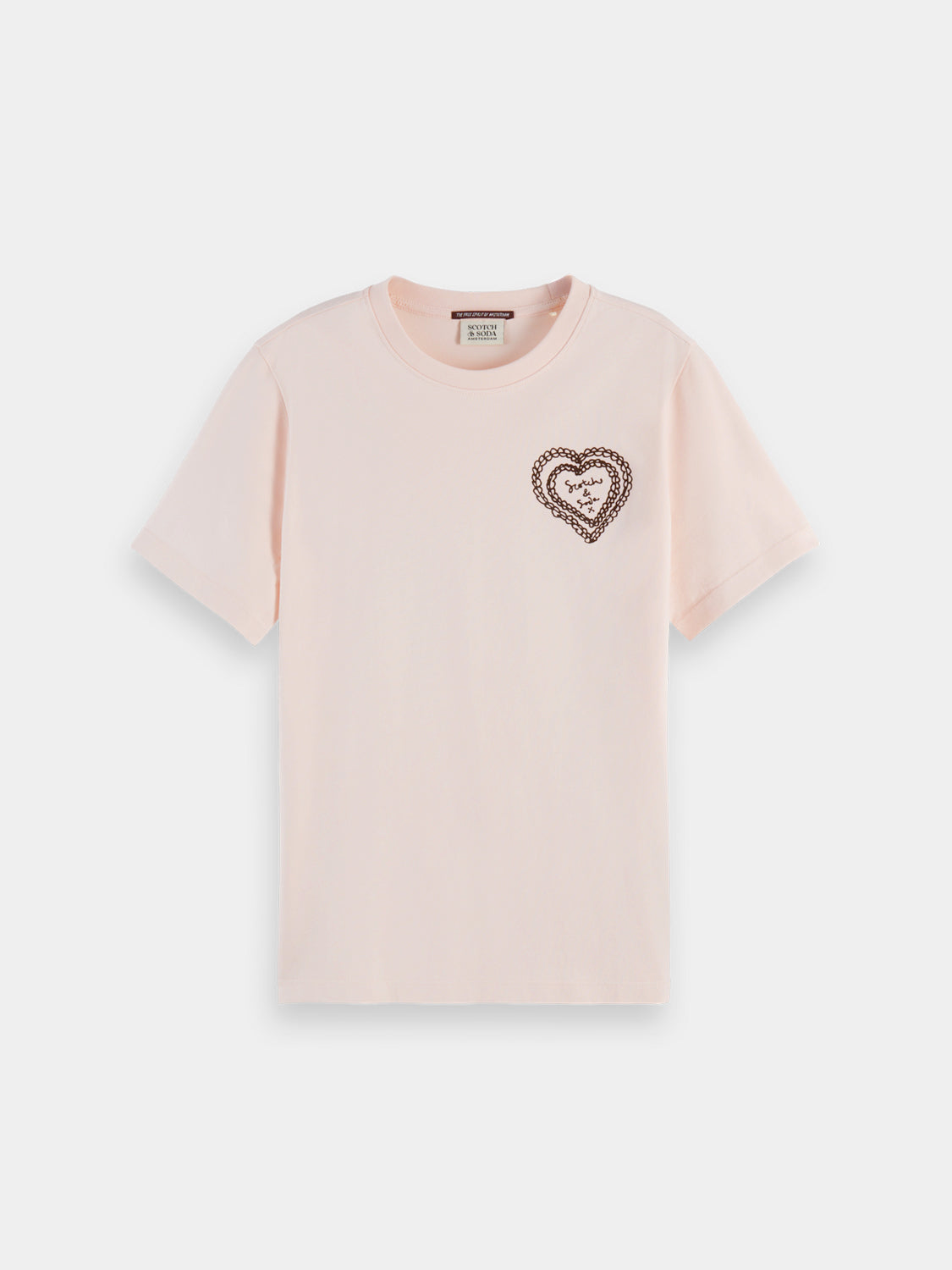 Chest artwork t-shirt - Scotch & Soda NZ