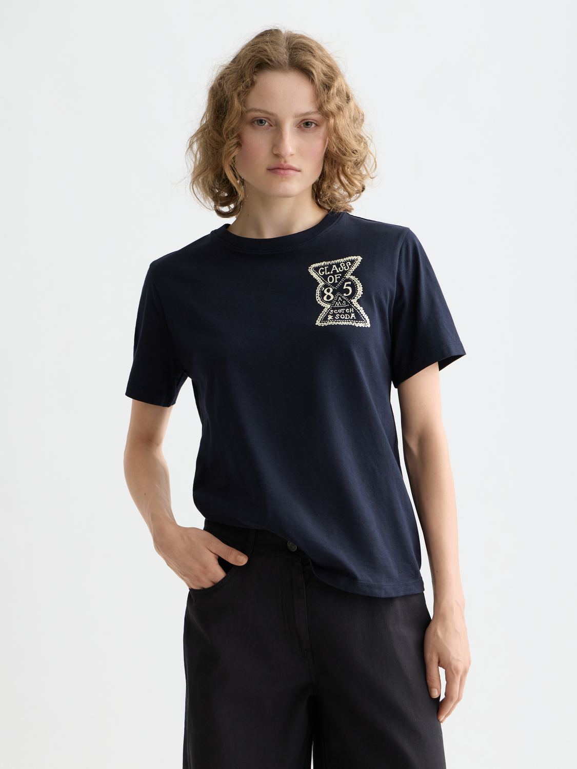 Chest artwork t-shirt - Scotch & Soda NZ