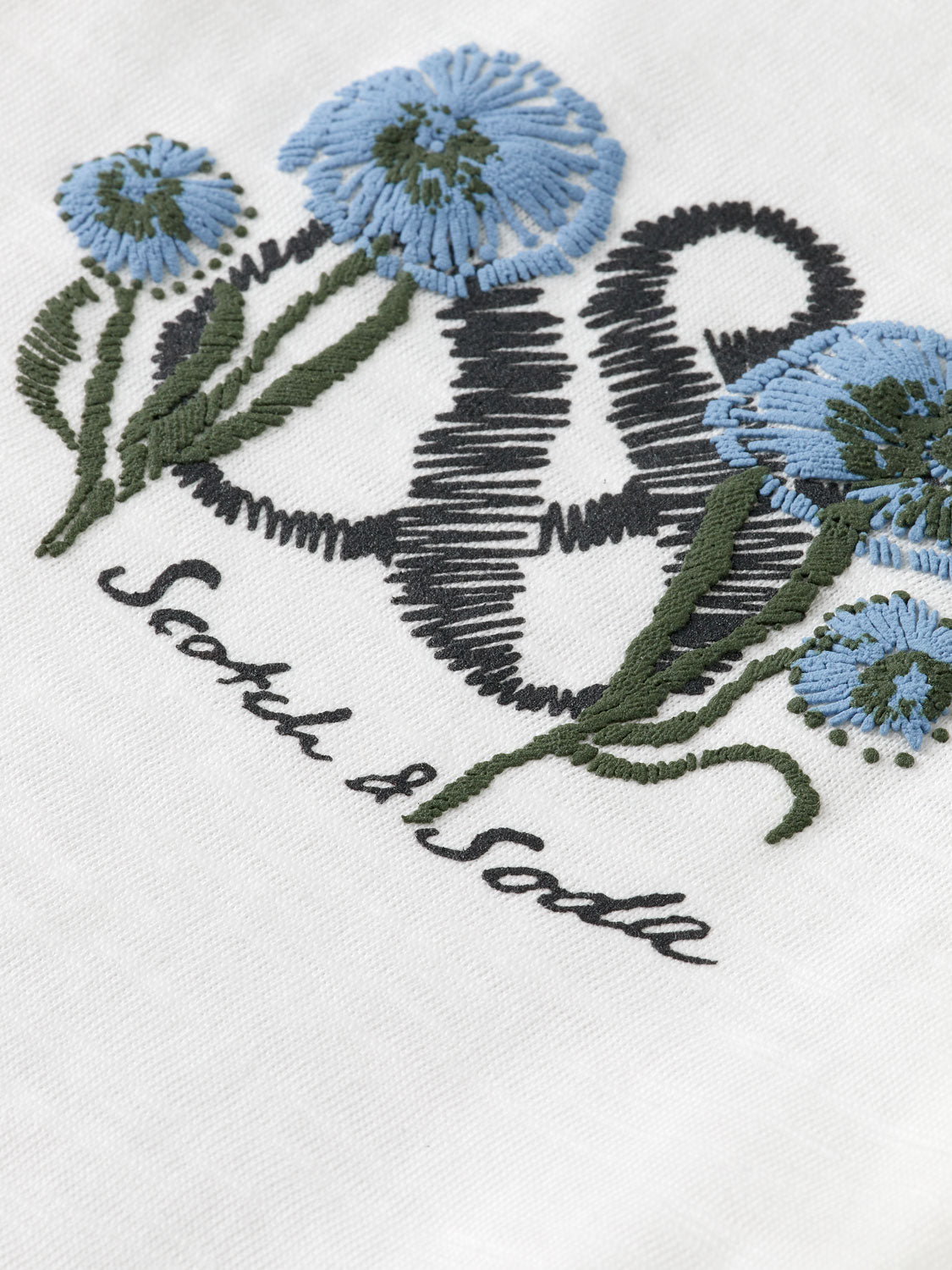 Slub artwork t-shirt - Scotch & Soda NZ