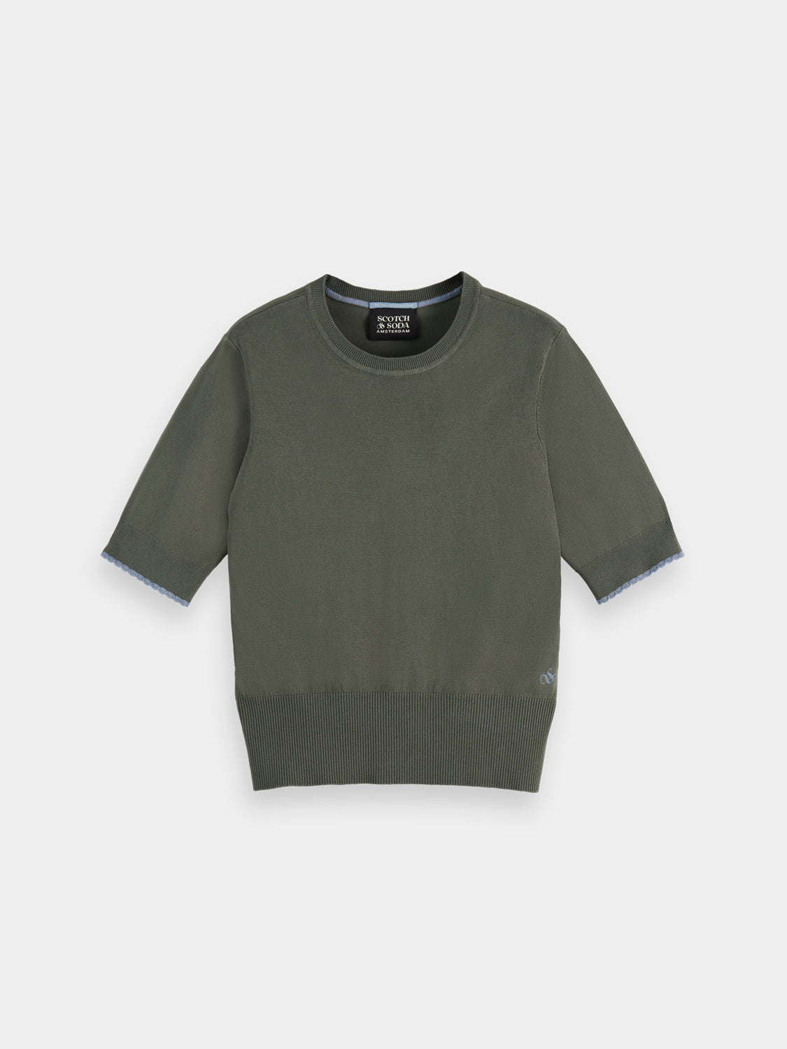 Short sleeved pullover top - Scotch & Soda NZ