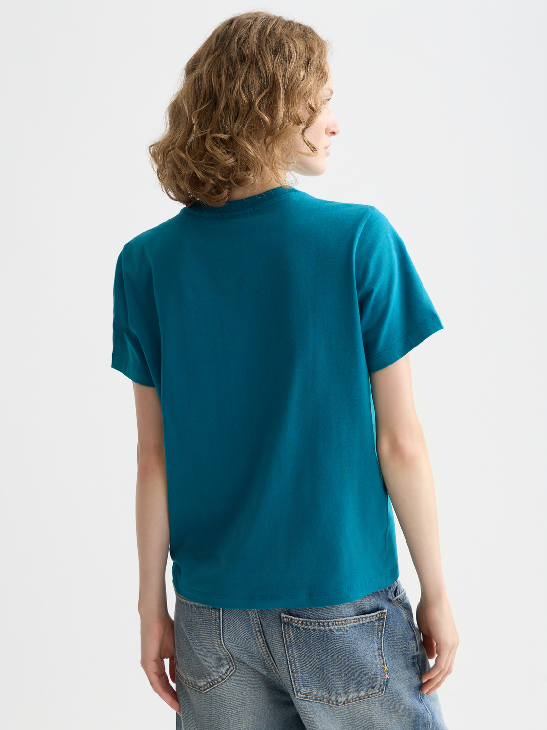SCOTCH & SODA chest artwork short-sleeve T-shirt front view