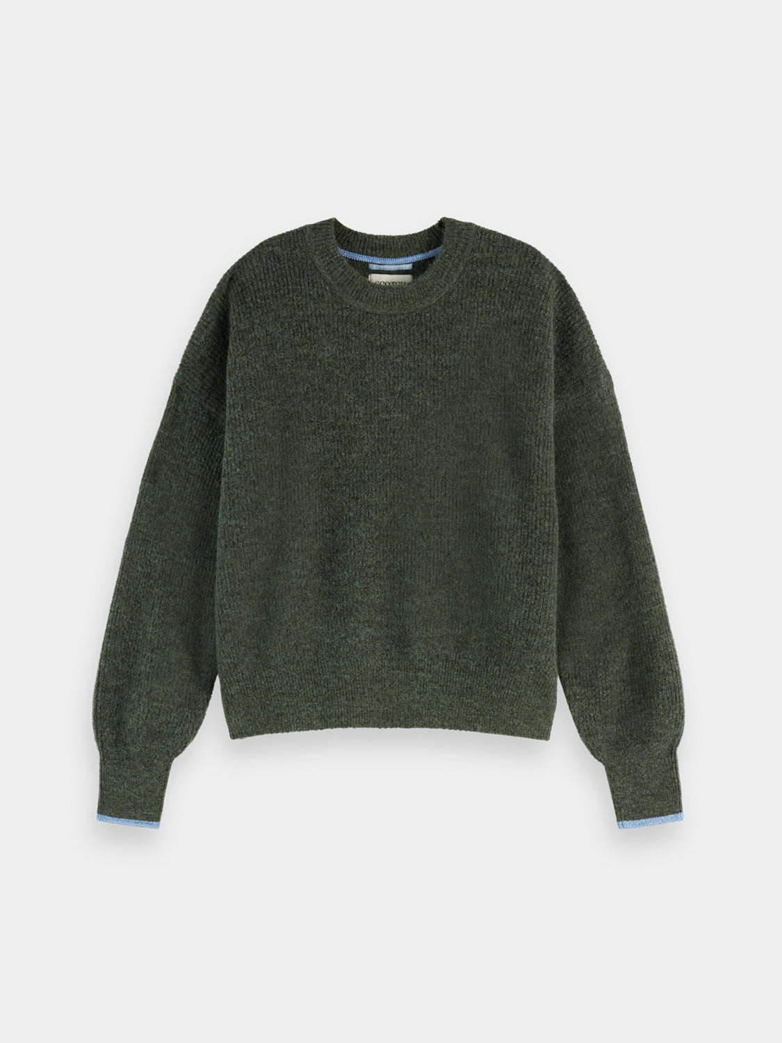 Fuzzy crewneck pullover - Scotch & Soda NZ