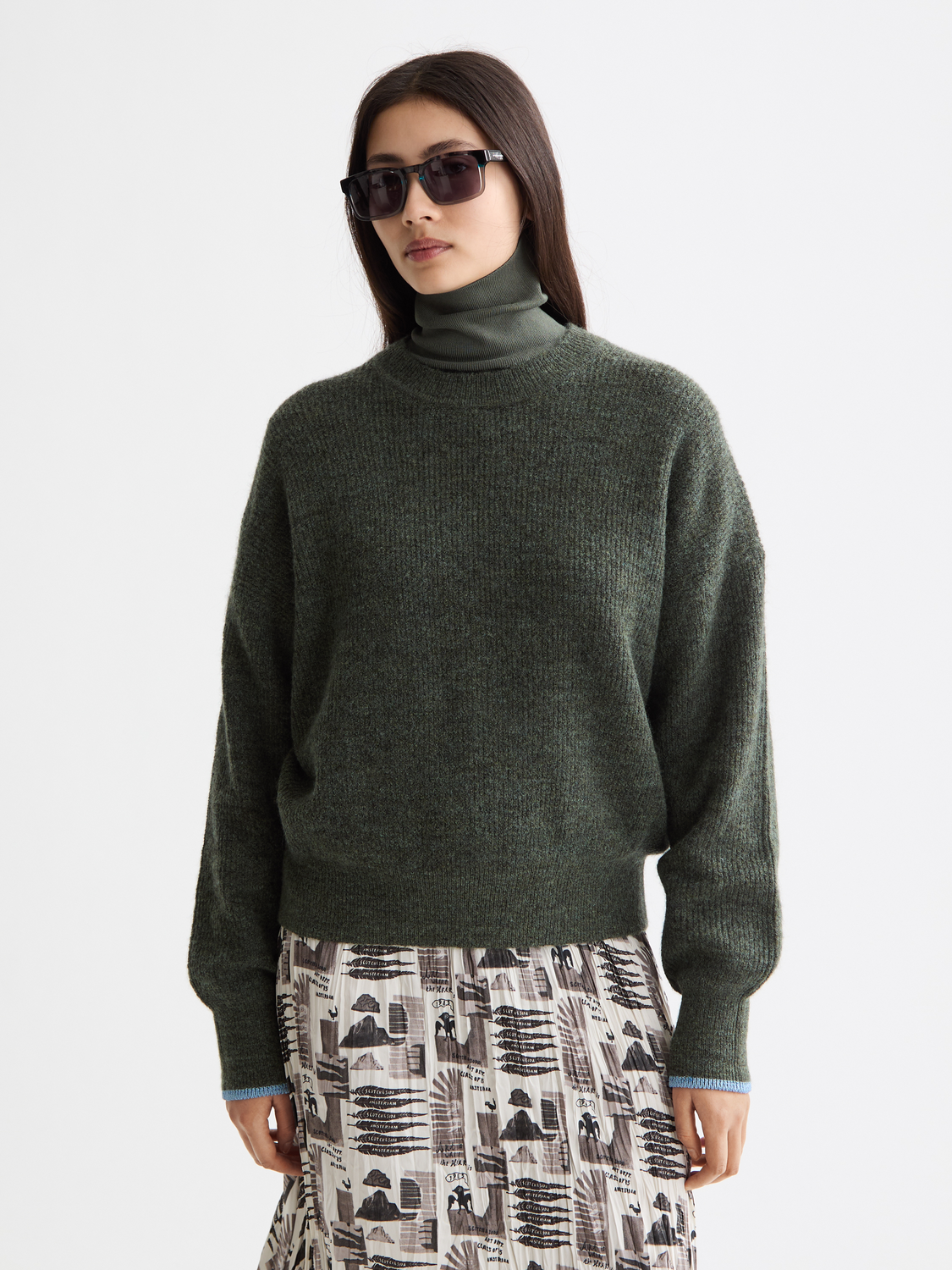 Fuzzy crewneck pullover - Scotch & Soda NZ