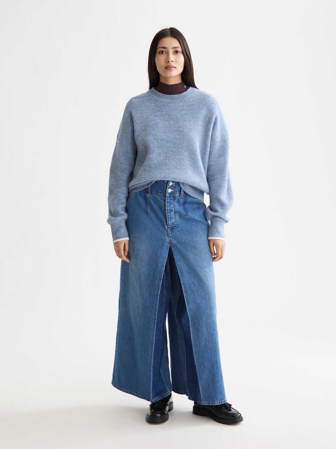 Fuzzy crewneck pullover - Scotch & Soda NZ