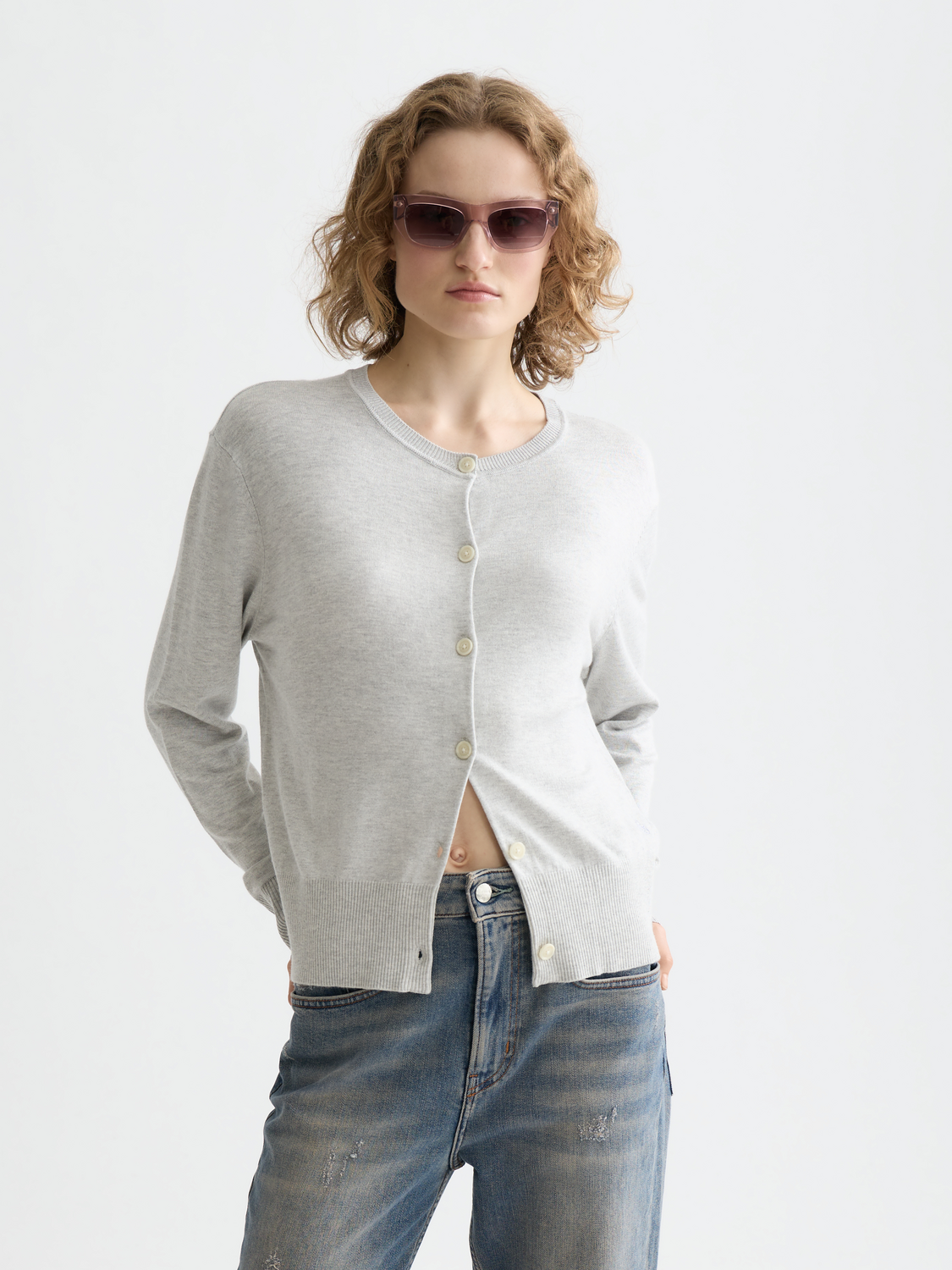 Crewneck cardigan - Scotch & Soda NZ