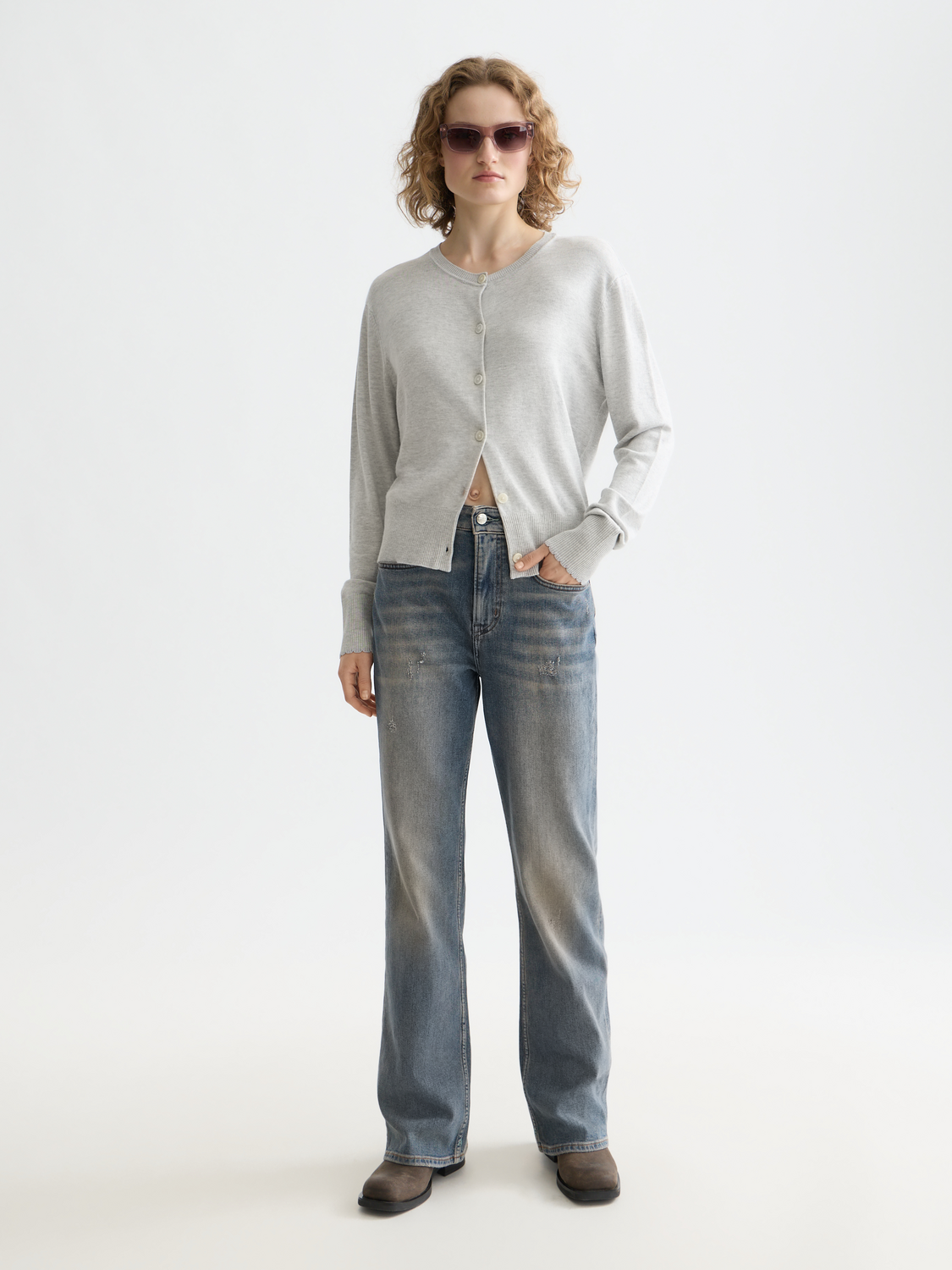 Crewneck cardigan - Scotch & Soda NZ