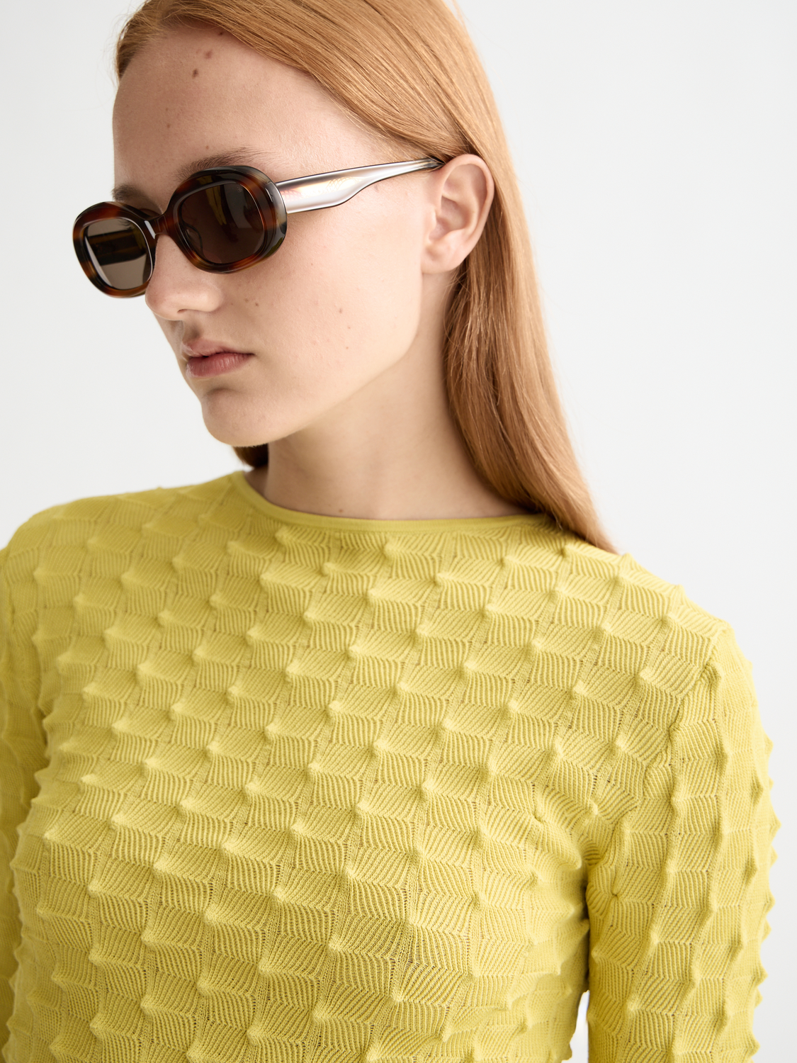 Textured stitch knitwear pullover by Scotch & Soda featuring a cozy, stylish design with a round neckline and detailed stitching.