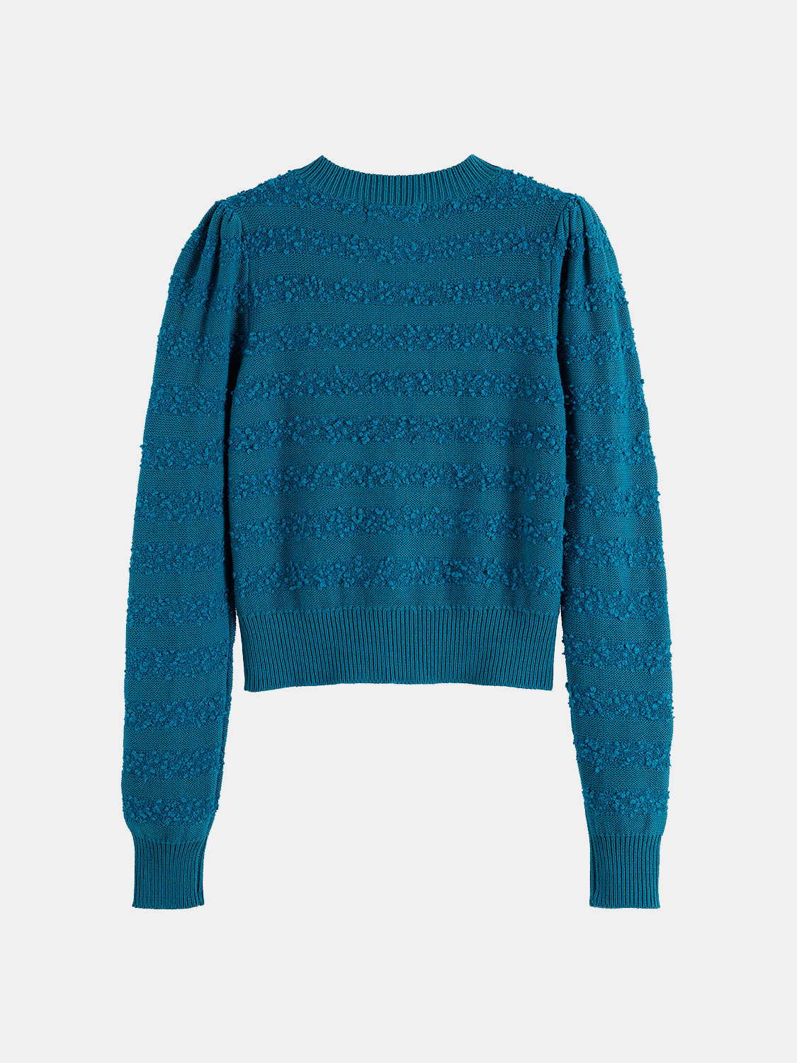Boucle stripe cardigan