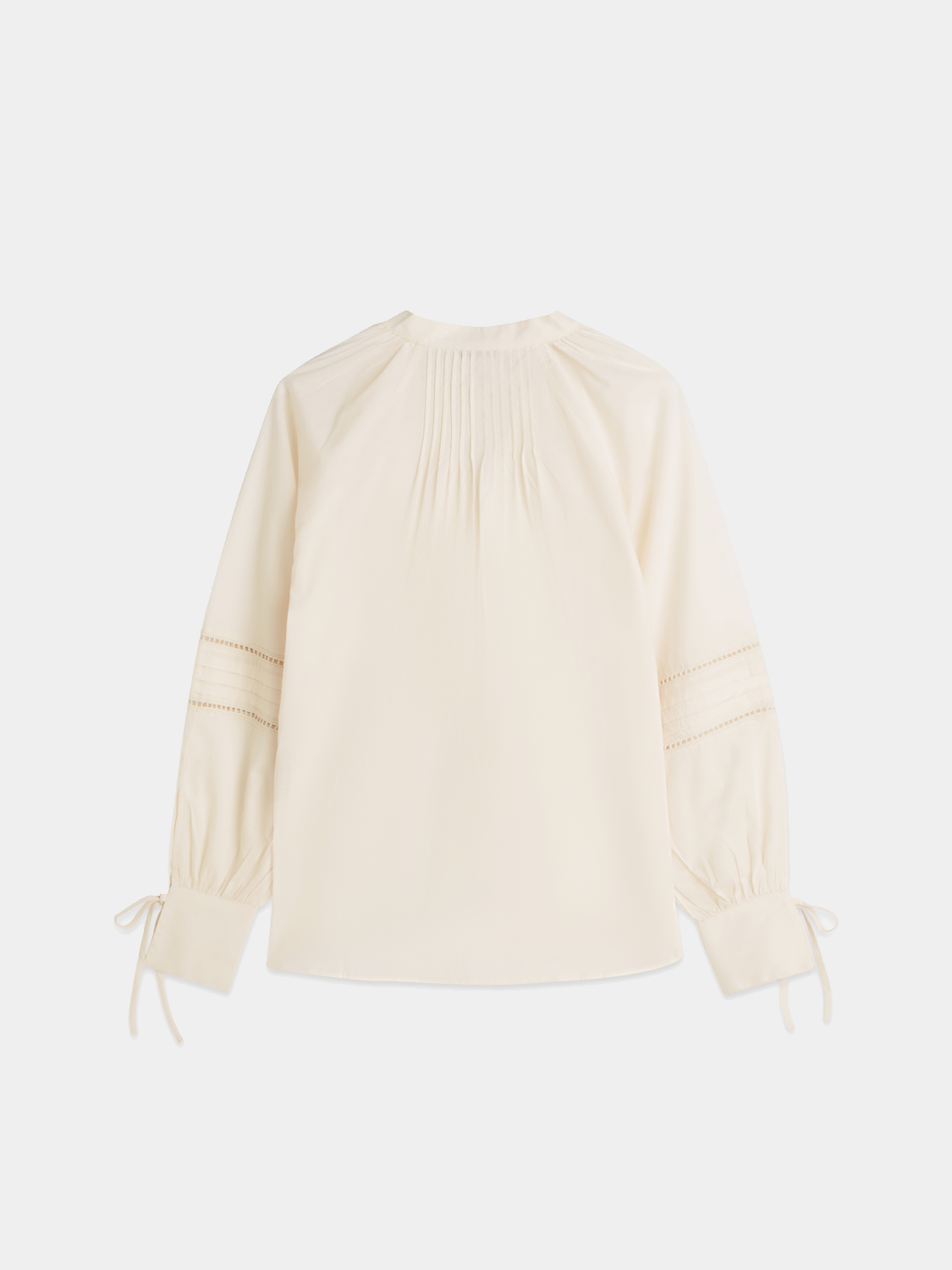 Dark blue woven pleated blouse by Scotch & Soda featuring a relaxed fit and stylish design.