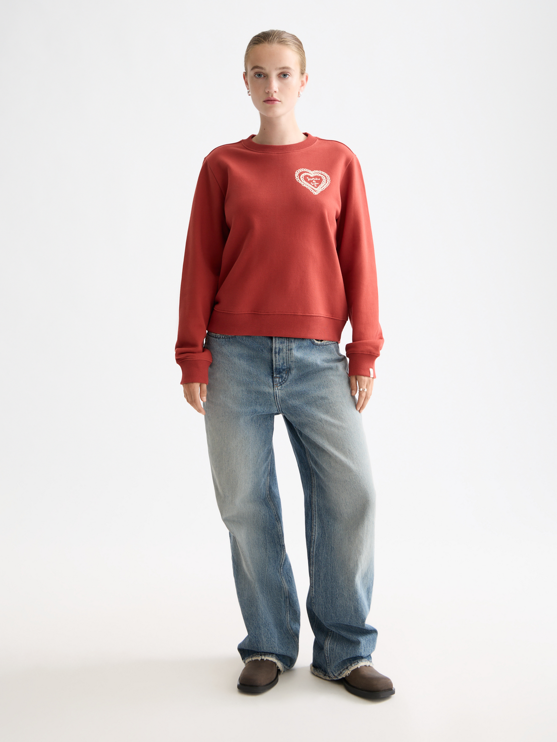 Scotch & Soda chest artwork sweatshirt featuring a casual fit with graphic design on the front, soft cotton fabric, and ribbed cuffs.