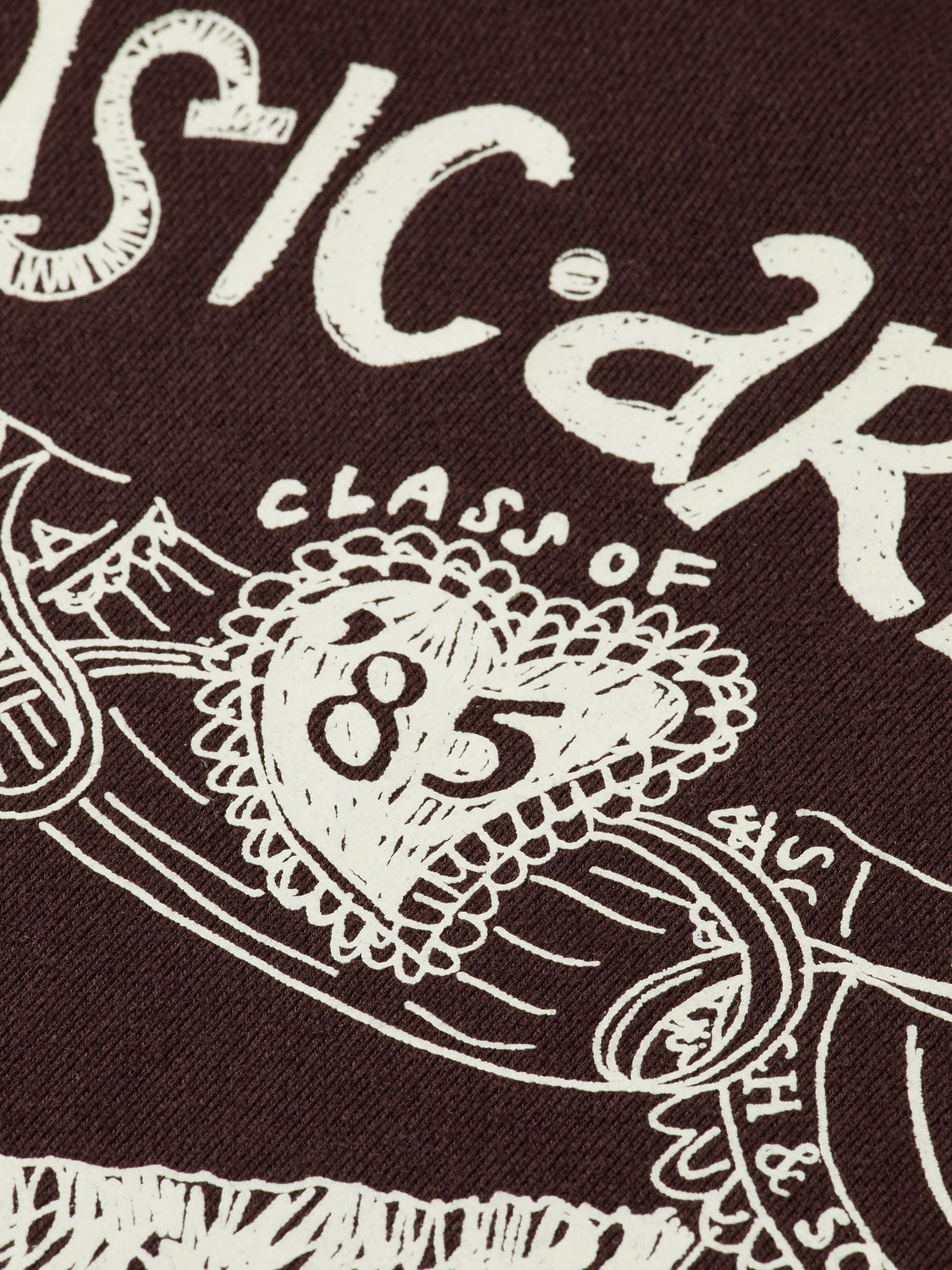 Oversized sweatshirt by Scotch & Soda featuring bold artwork design, soft fabric, and relaxed fit for casual style.