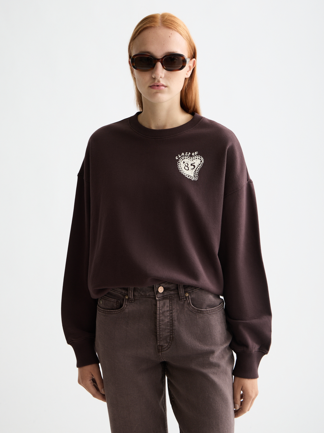 Oversized artwork sweatshirt by Scotch & Soda featuring bold graphic design and comfortable fit, casual streetwear style.