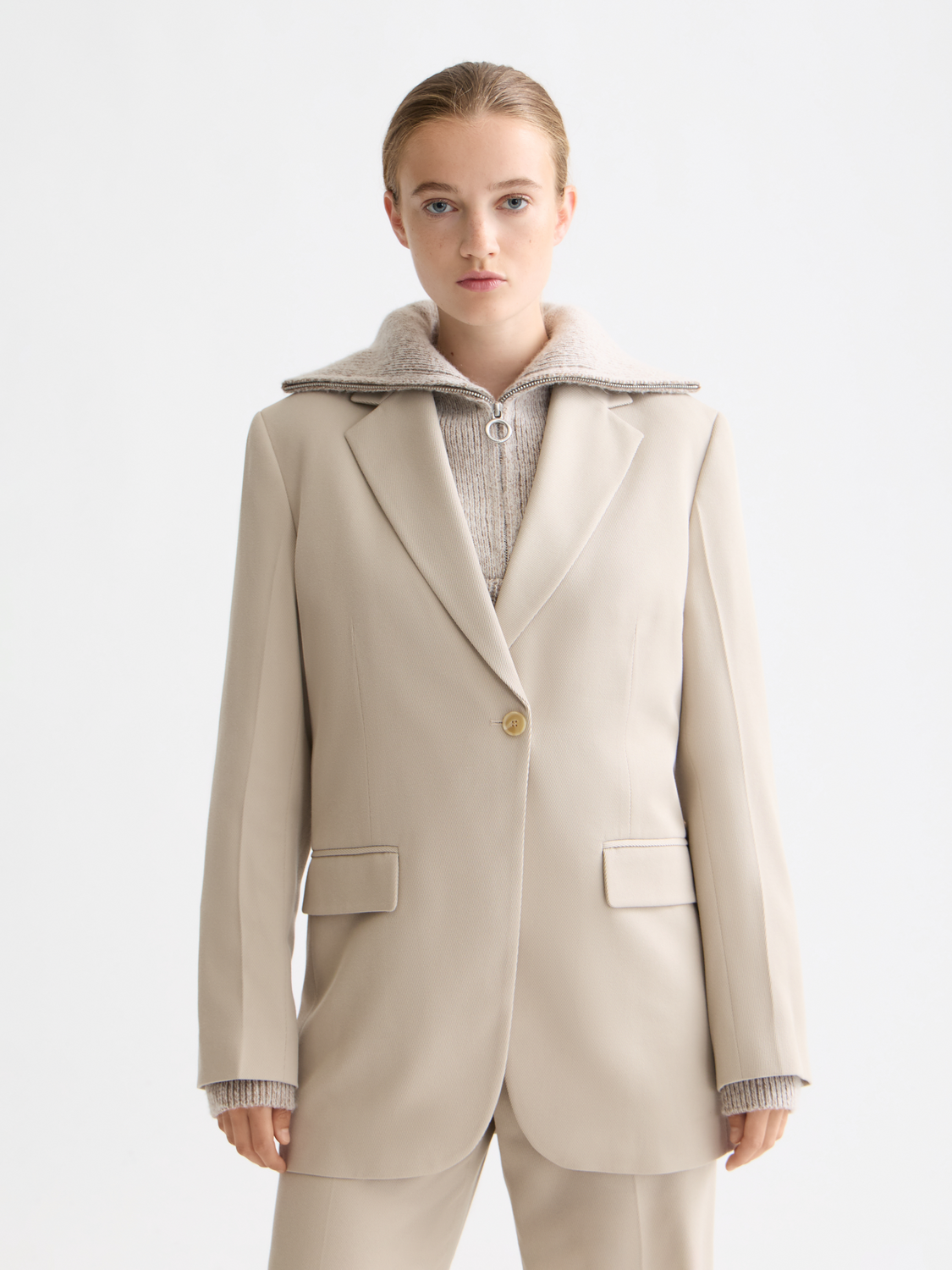 Gabardine blazer - Scotch & Soda NZ