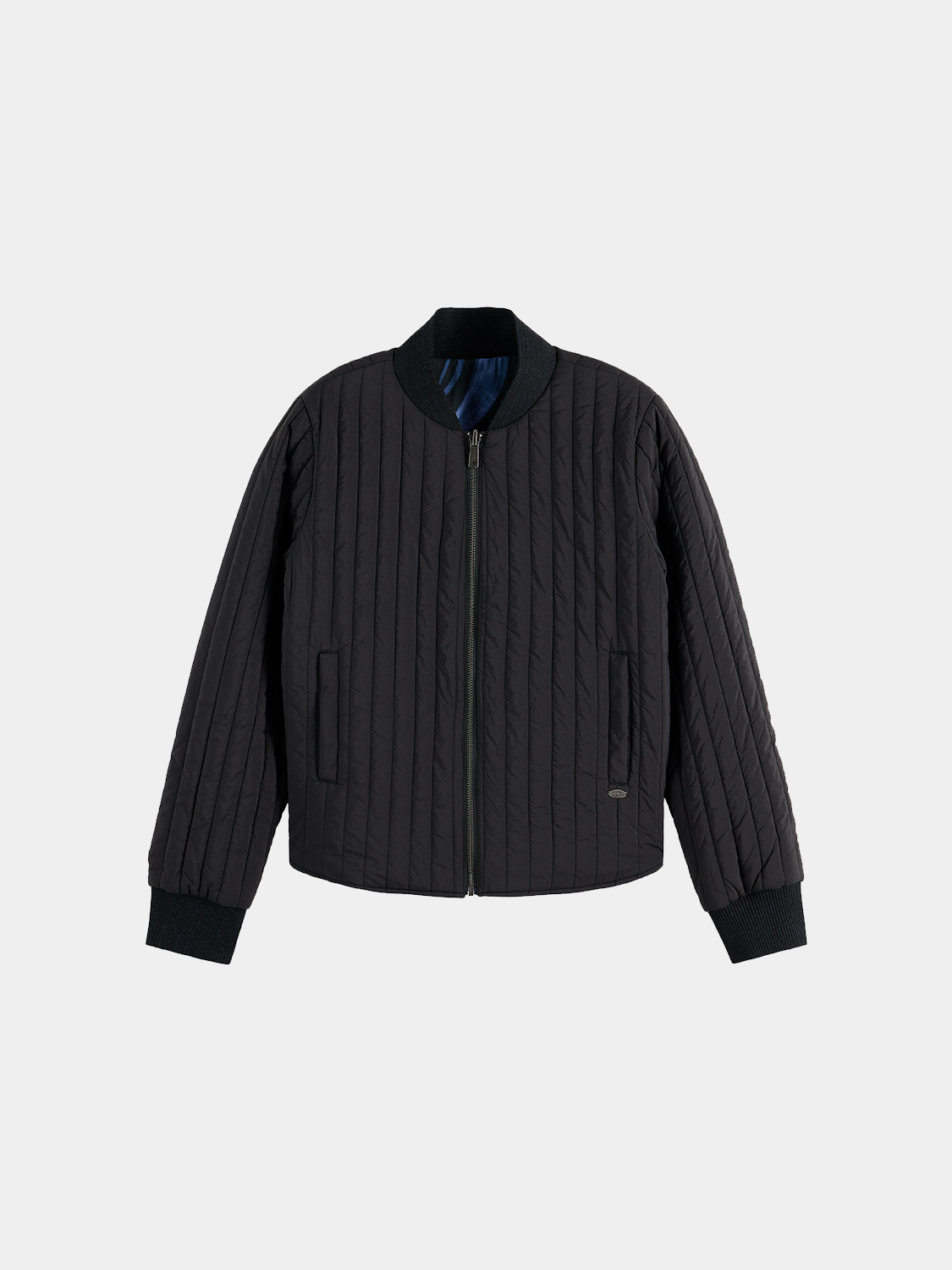 Reversible quilted bomber jacket by Scotch & Soda with a stylish quilted design and multiple color options.