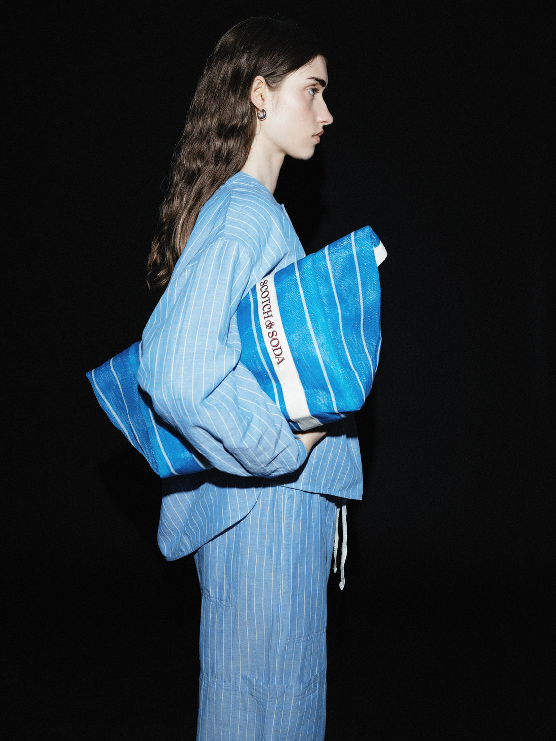 Striped beach bag - Scotch & Soda NZ