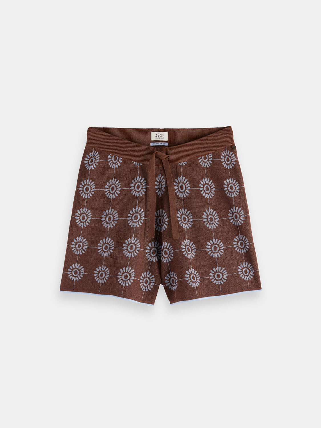 Jacquard knitted shorts - Scotch & Soda NZ